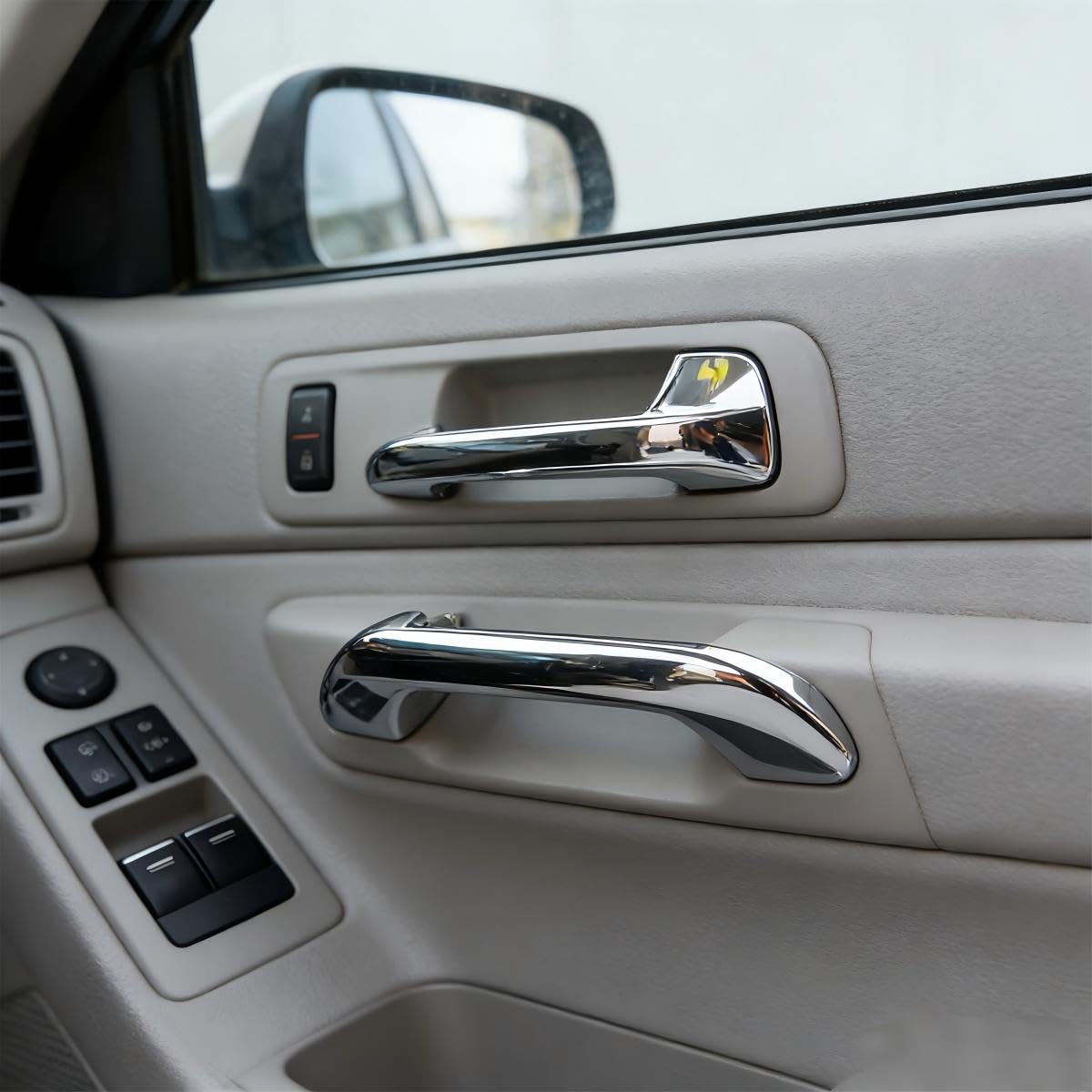 Maniglia interna per portiera, 2 pezzi, per Lancia Ypsilon 843 (2003-2010) con facile installazione, OEM 71736606, 71736605 (anteriore sinistro + anteriore destro)