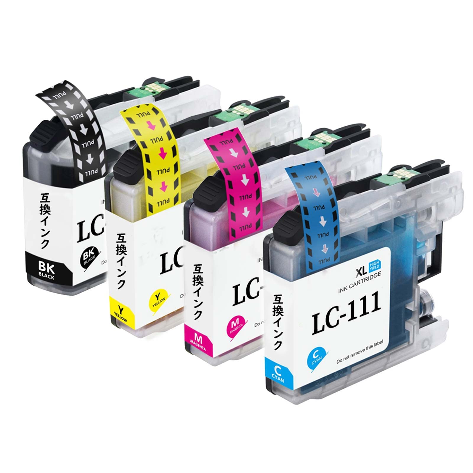 Amazon.co.jp: ブラザー(Brother)用互換インクカートリッジLC111 B-111
