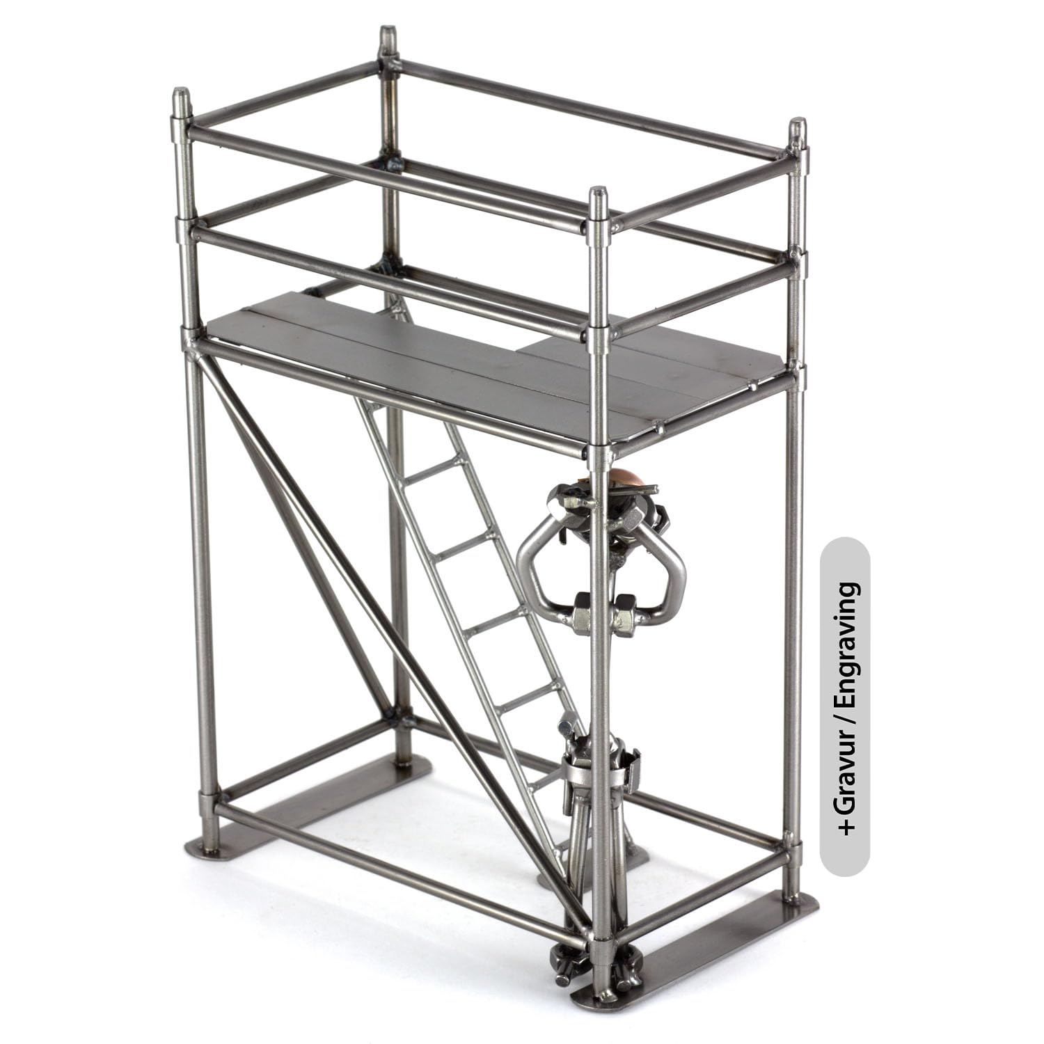Steelman24 I Figurka ze śrubek z osobistym grawerunkiem I Made in Germany I rękodzieło I pomysł na prezent I figurka stalowa I figurka metalowa