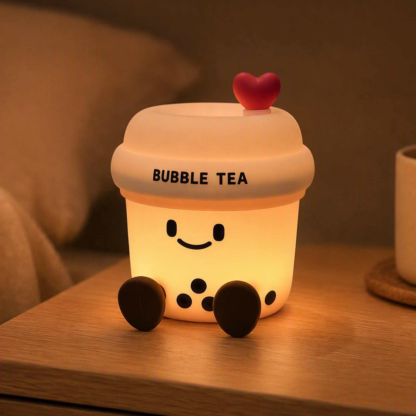 Bubble Boba Tea Night Light - Silicone Boba Tea Gifts for Milk Tea Lovers — image 1