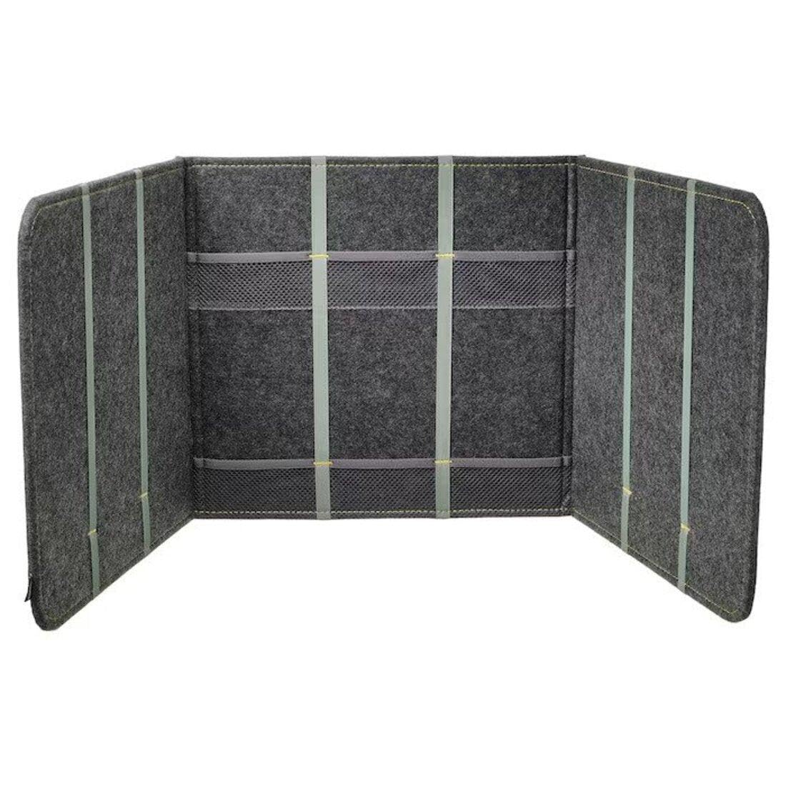 Ikea ÖVNING Desk Divider, Grey Felt Privacy Screen, 121x39 cm with Storage Compartments-picture-10