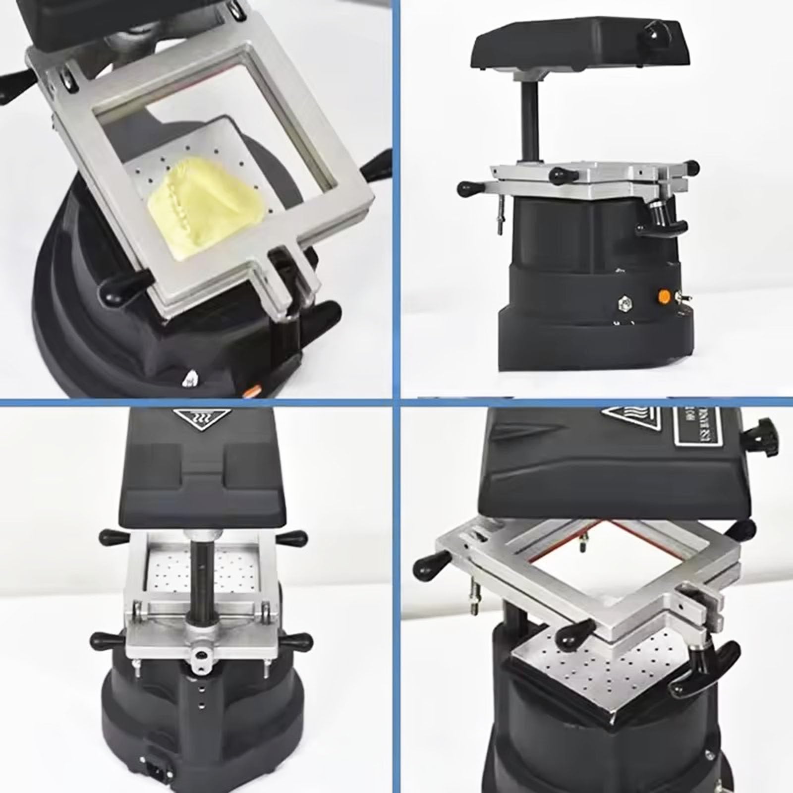 Dentystyczna maszyna do formowania próżniowego 1200 W do laboratoryjnego termoformowania i formowania, narzędzie do laminowania materiałów dentystycznych
