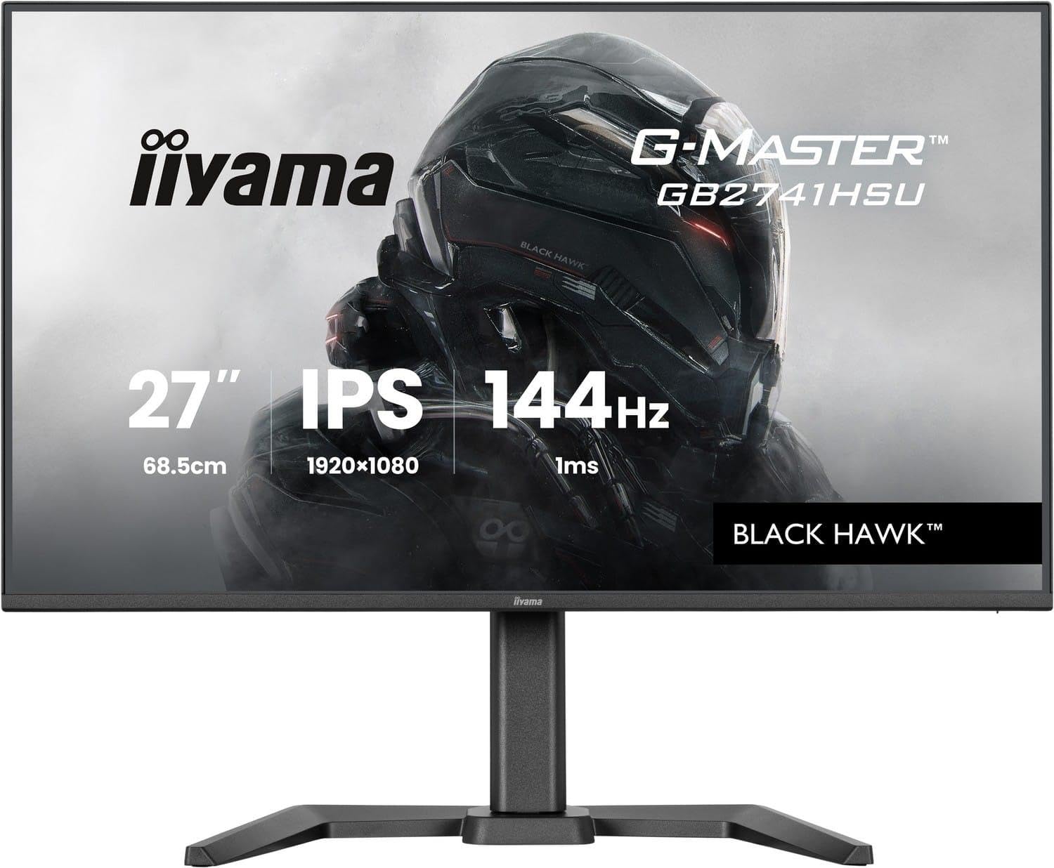 iiyama GB2741HSU-B1-27, IPS, 1920 x 1080/144 Hz, 1H1DP, HAS
