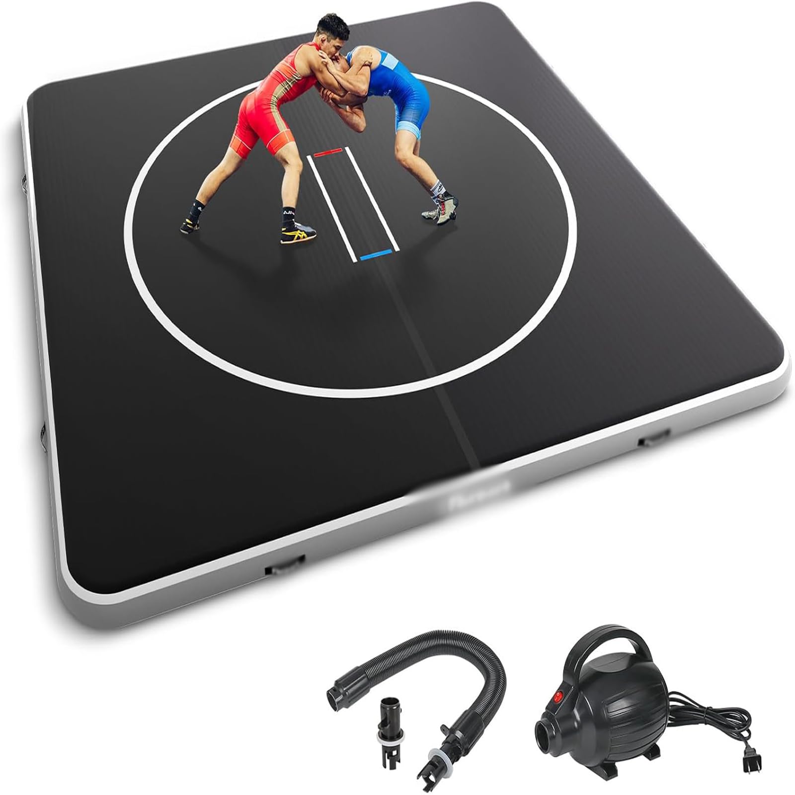Tappeto Grappling 10FT (3 X 3M), Materassino Wrestling Gonfiabile