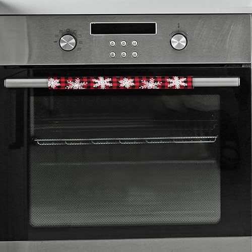 Vista 70 de Pardick Juego de 2 fundas para manija de puerta de refrigerador, huevo de madera de Pascua, lavable, para nevera, lavavajillas, Mocrowave, horno, z