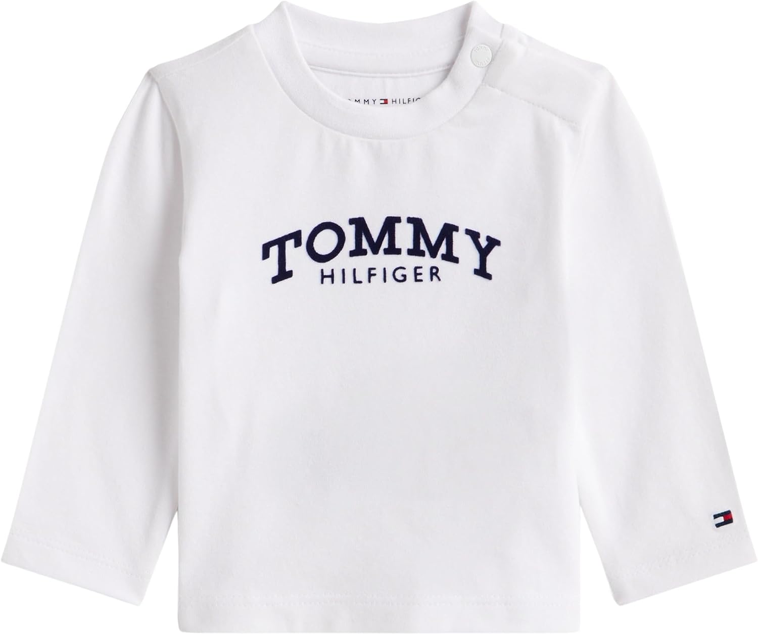 Tommy Hilfiger Unisex Monotype Logo Tee L/S Kn0kn02147 L/S T-Shirt