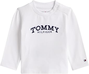 Tommy Hilfiger Unisex Monotype Logo Tee L/S Kn0kn02147 L/S T-Shirt