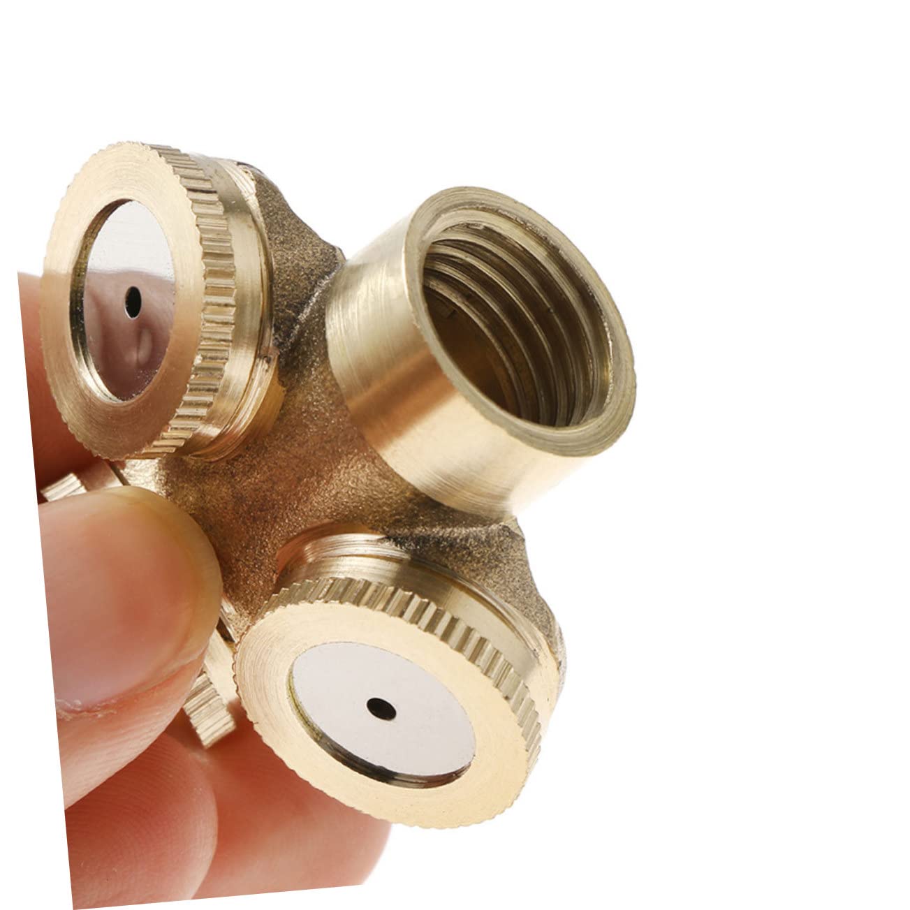 SOIMISS 2 Ensembles Buse Buse De Pulvérisation Spray Plant De Pulverisation Brumisateur Jardinage Arroseur Accessoire De De Brumisation Laiton Golden 5 Pièces * 2