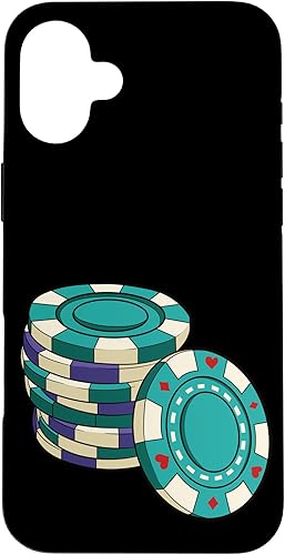 Vista 23 de iPhone 13 Pro Max Poker Chips I Texas Holdem Casino Cards Poker Case Poker Case