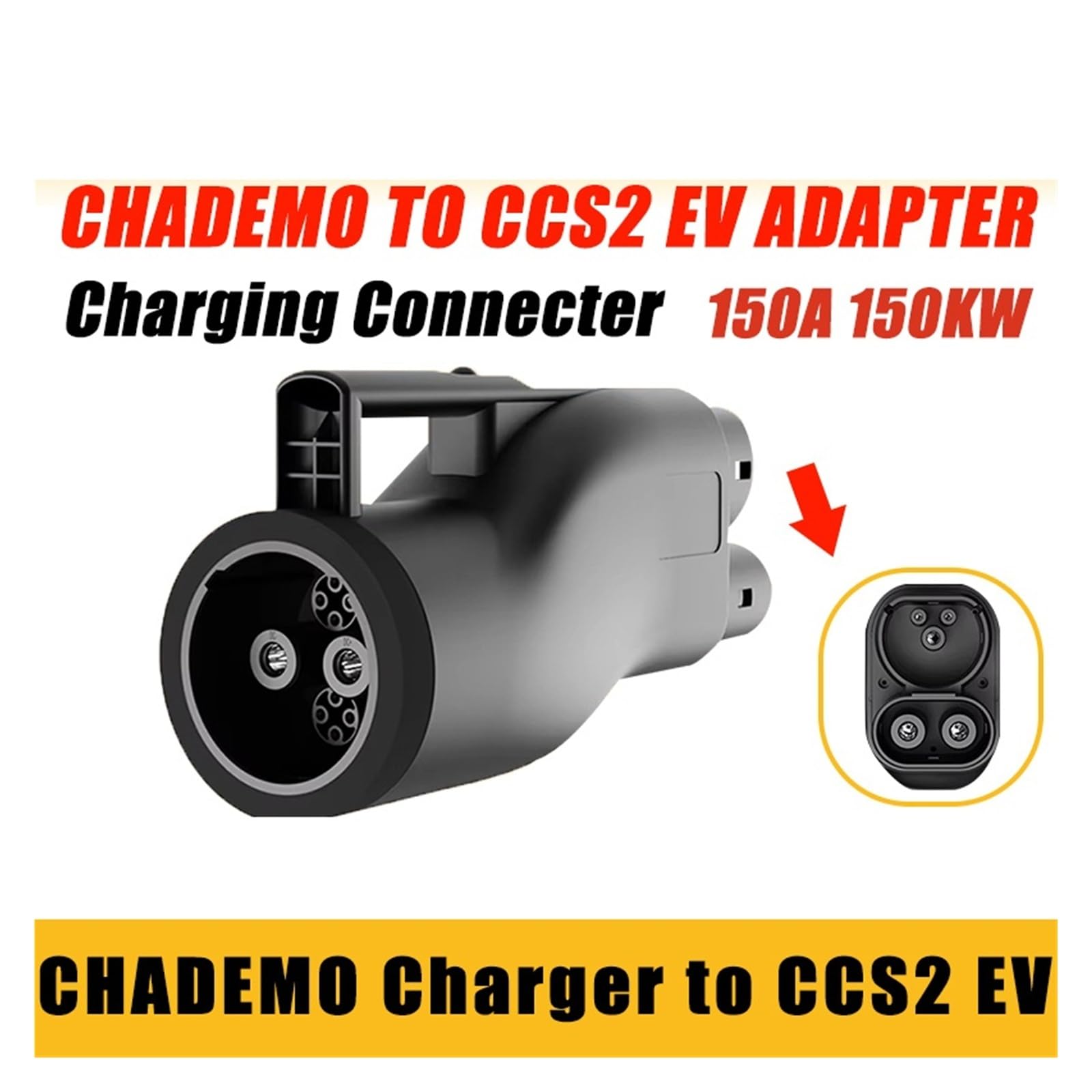 Amazon.co.jp: CHADEMOからCCS2へのDC急速充電EVアダプター、150A