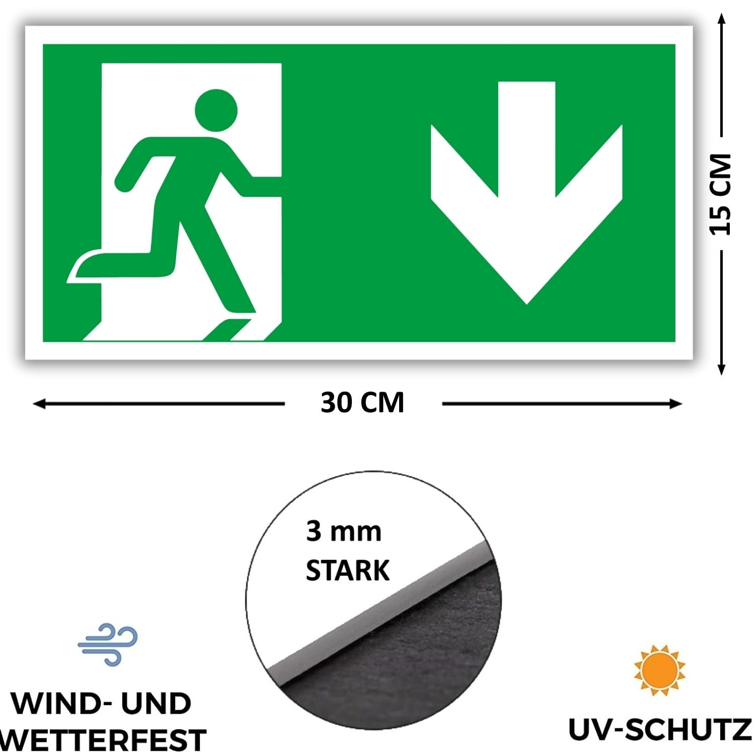 notausgang schild led – 100 Lösungen für Unternehmen