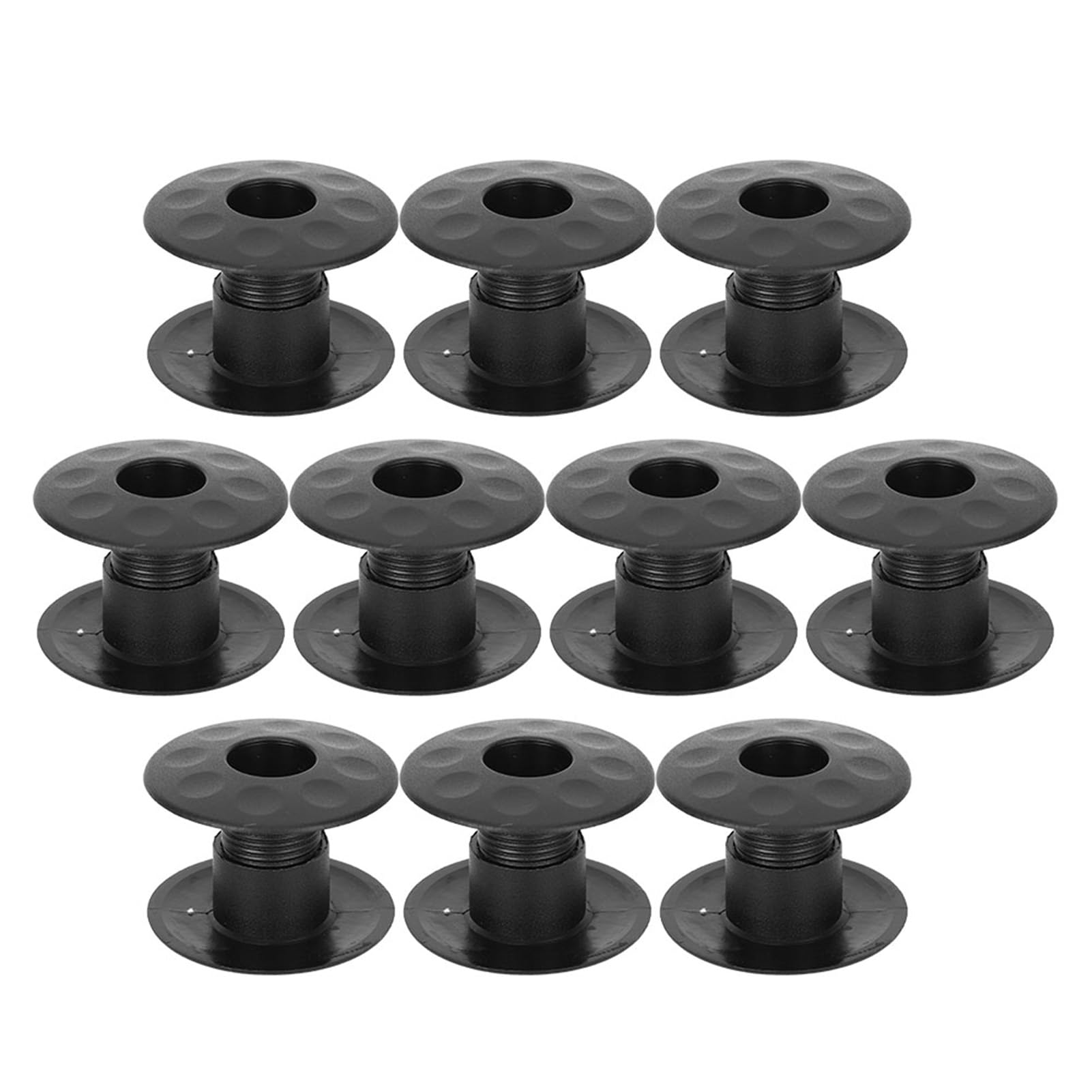 Socobeta 10 Pair Tabletop Foosball Bushings Table Football Bearing Rods Replacement Parts with Threaded Design