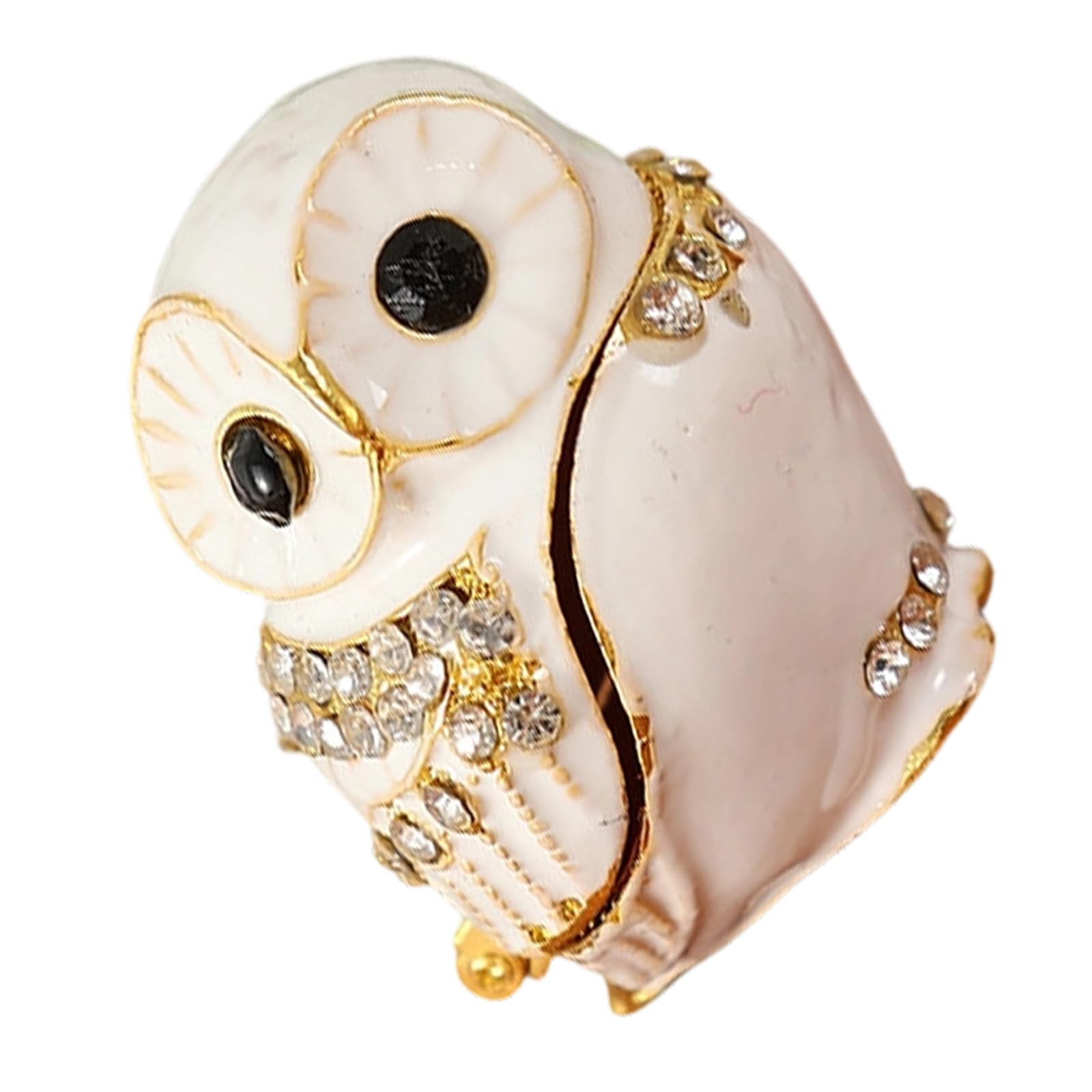 CAZSTYK Space Saving Jewelry Travel Box with Owl Design for Necklace Bracelets Storage Storage Case