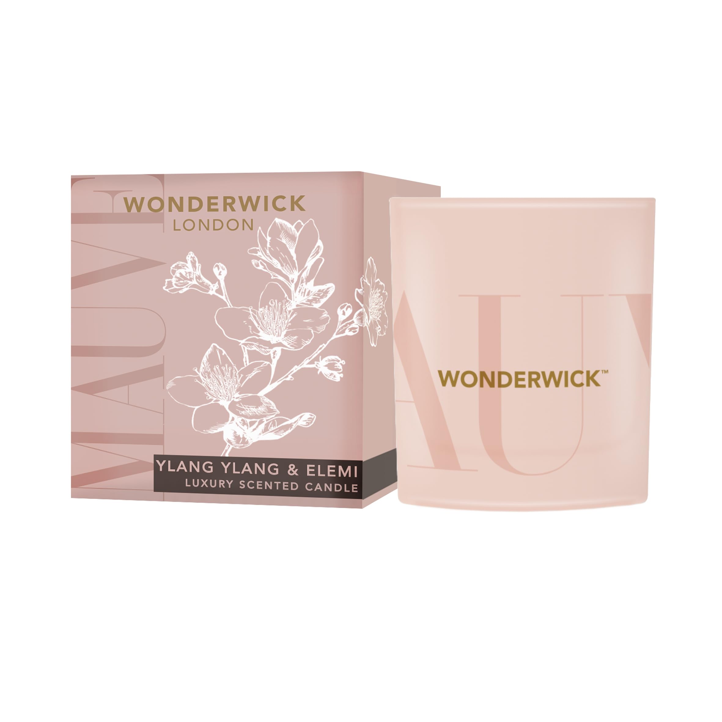 The Country Candle Company Wonderwick Range Glass Candle - Ylang Ylang & Elemi
