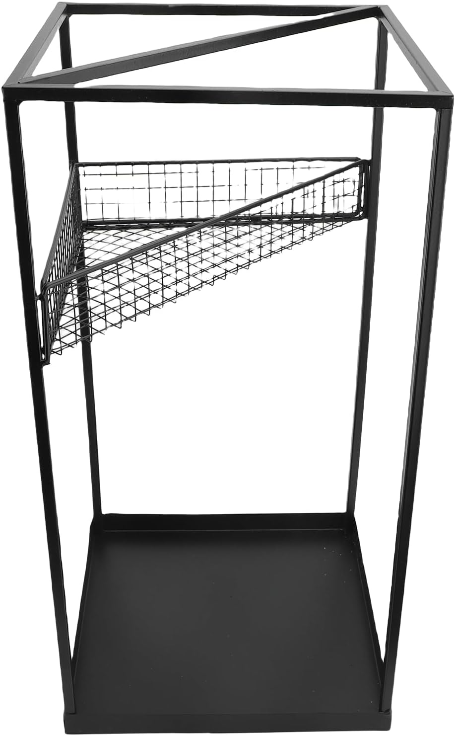 Umbrella Stand for Entryway, Metal Storage Bin, Freestanding Organizer for Umbrellas and Canes, Compact Design for Home or Office