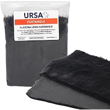 URSA FurTangle 30x15cm Super Soft Furry Rectangle, 13mm Black