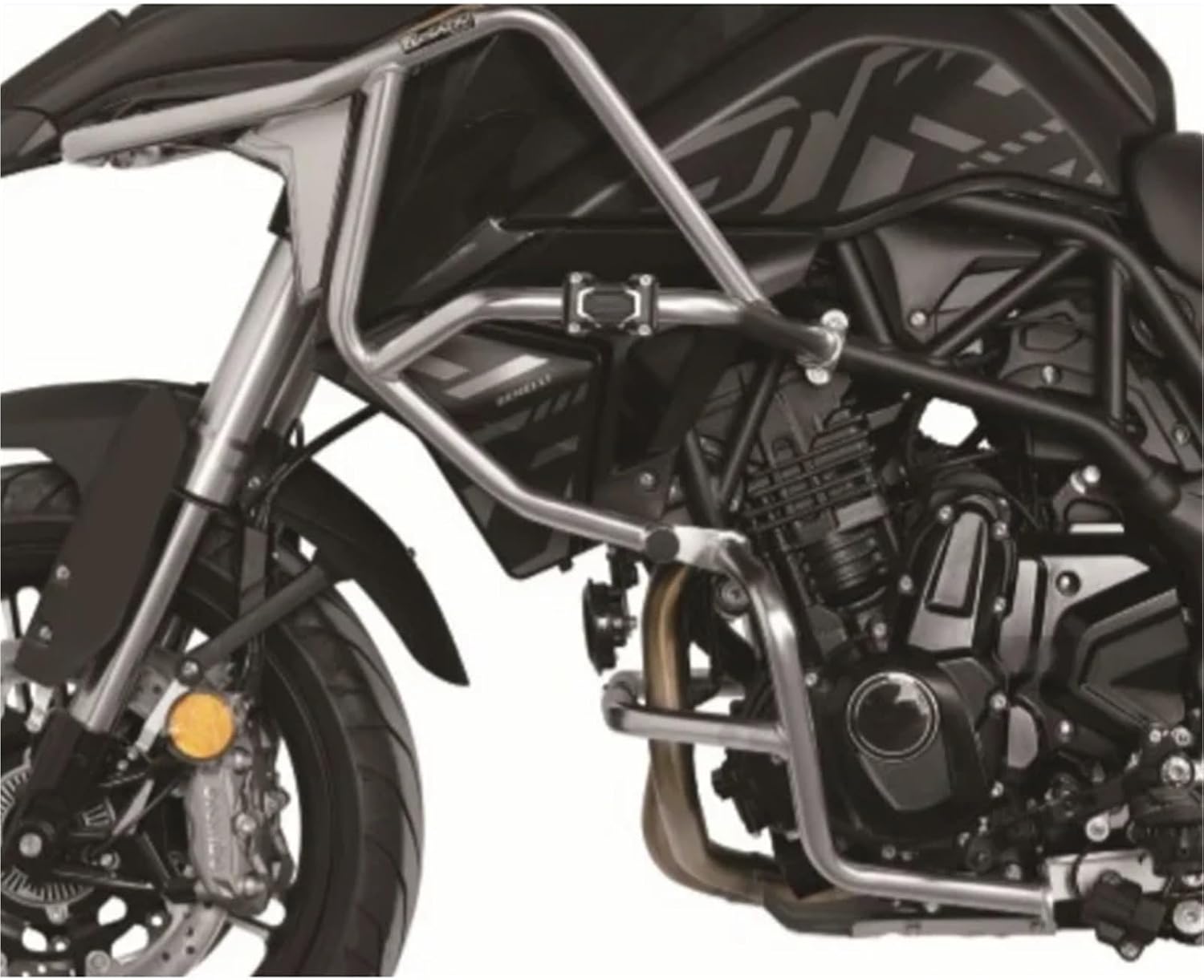 For Benelli TRK 702 702X 2022-2023 Engine Guard Highway Crash Bar Motorcycle Frame Protection Bumper Parts(Black)