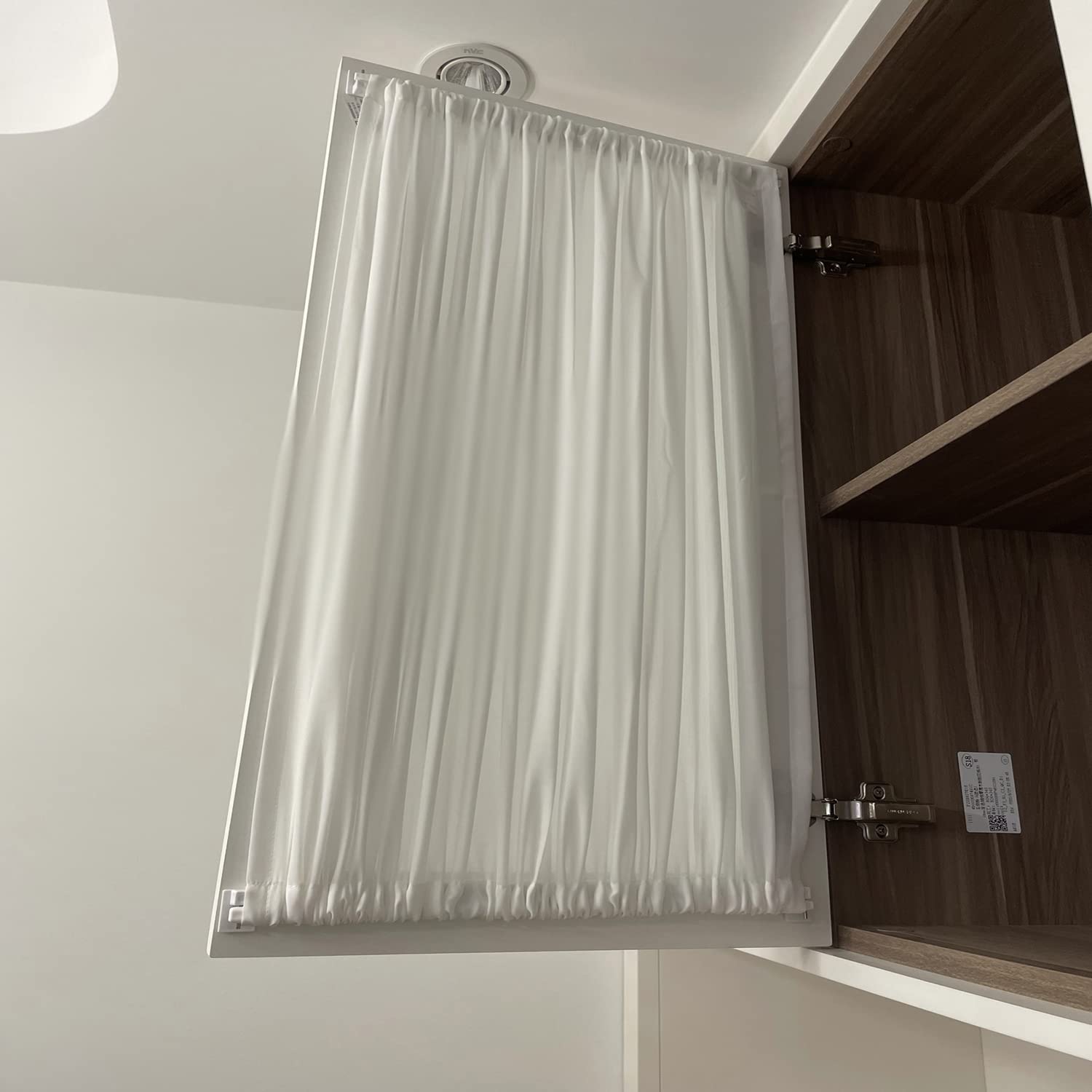Asta per Tende Plastica Regolabile 30-50cm 6 Pezzi Bianco