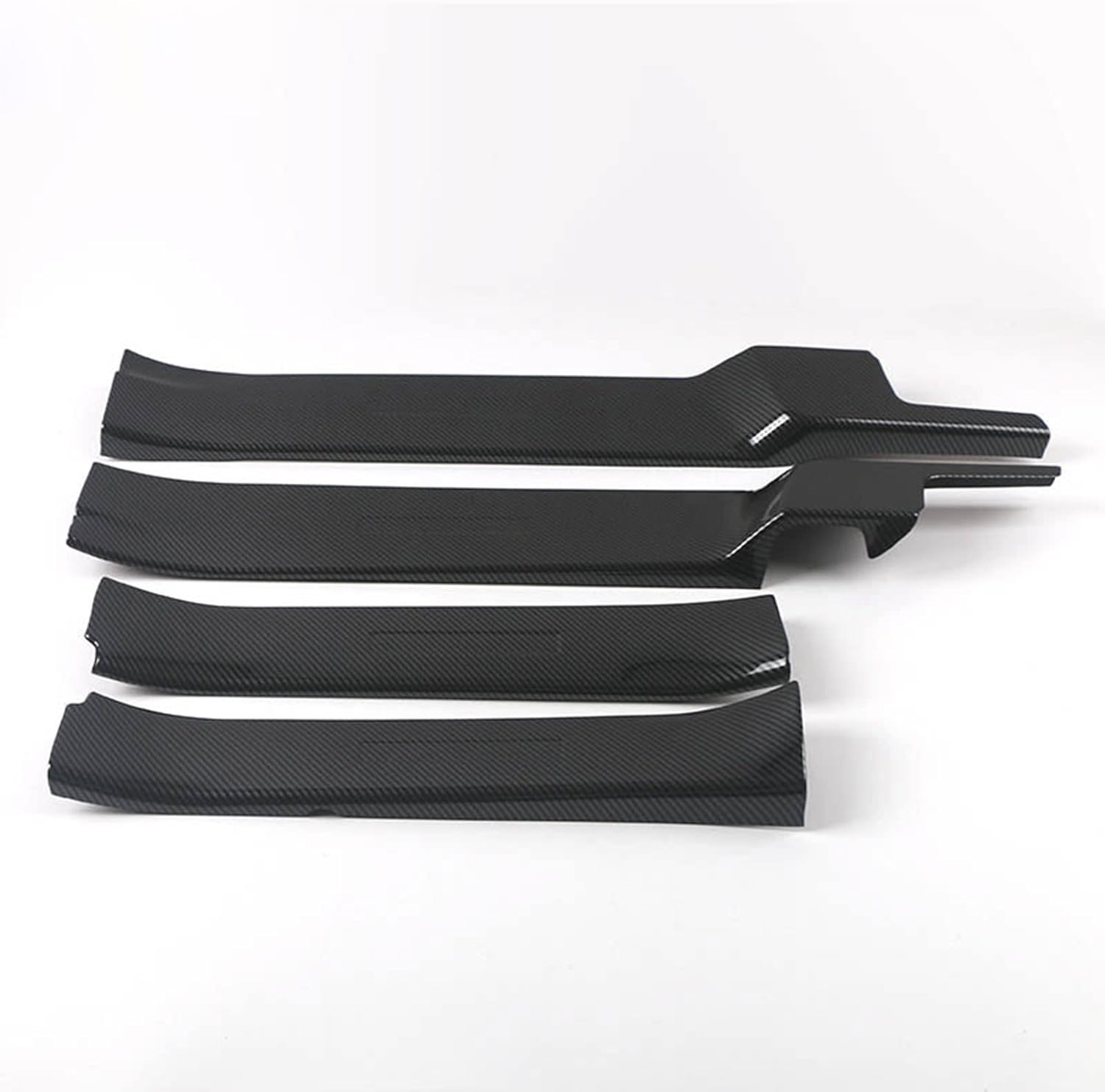 Car Accessories Compatible with Toyota Sienna 2022 2023 2024 2025 Door Sill Protector Cover Trims Inside Door Entry Guard Plate Decoration Sticker ABS 4PCS(Carbon Fiber Style)