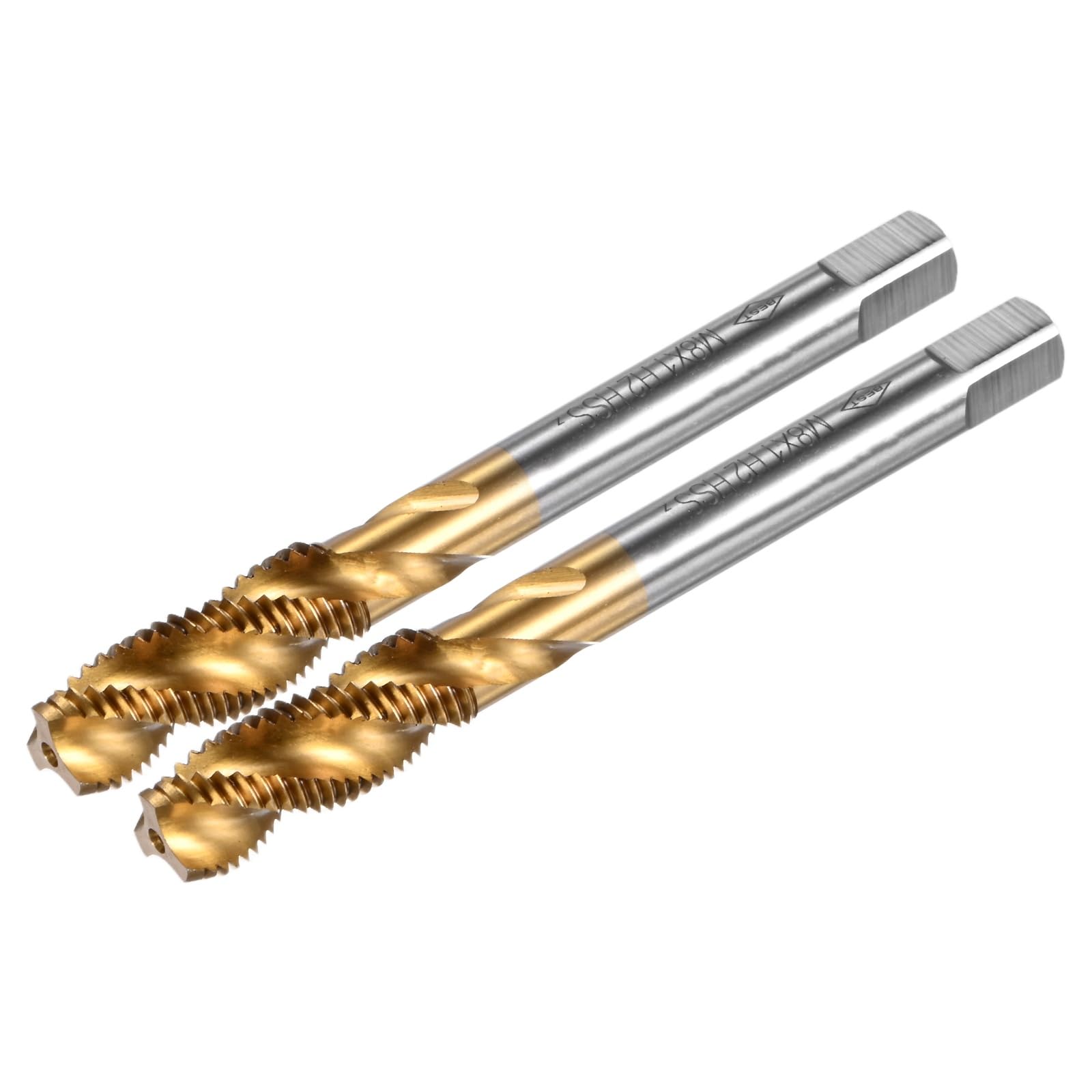 Taraud métrique M8 x 1 mm HSS en titane M METERXITY pour usinage CNC et taraudage de précision