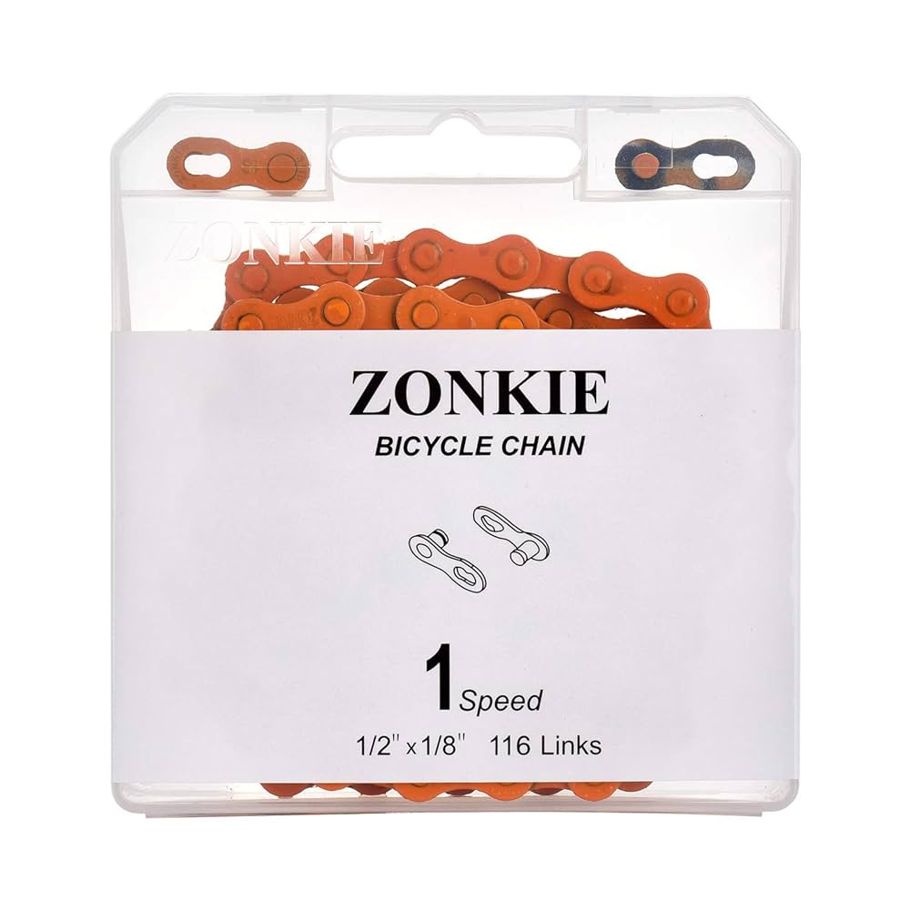 セキネ自転車チェーン新品 Amazon.co.jp: ZONKIE シングルスピード自転車チェーン 1/2 x 1