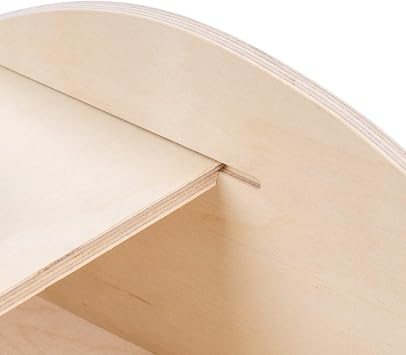 Niteangel Hamster Sand Bath Dust Free Box - Wooden Critter's Shower & Digging Sand Bathtub for Small Animals Like Hamsters Mice Lemming or Gerbils (Medium-11.8-inch L x 7.8-inch W)