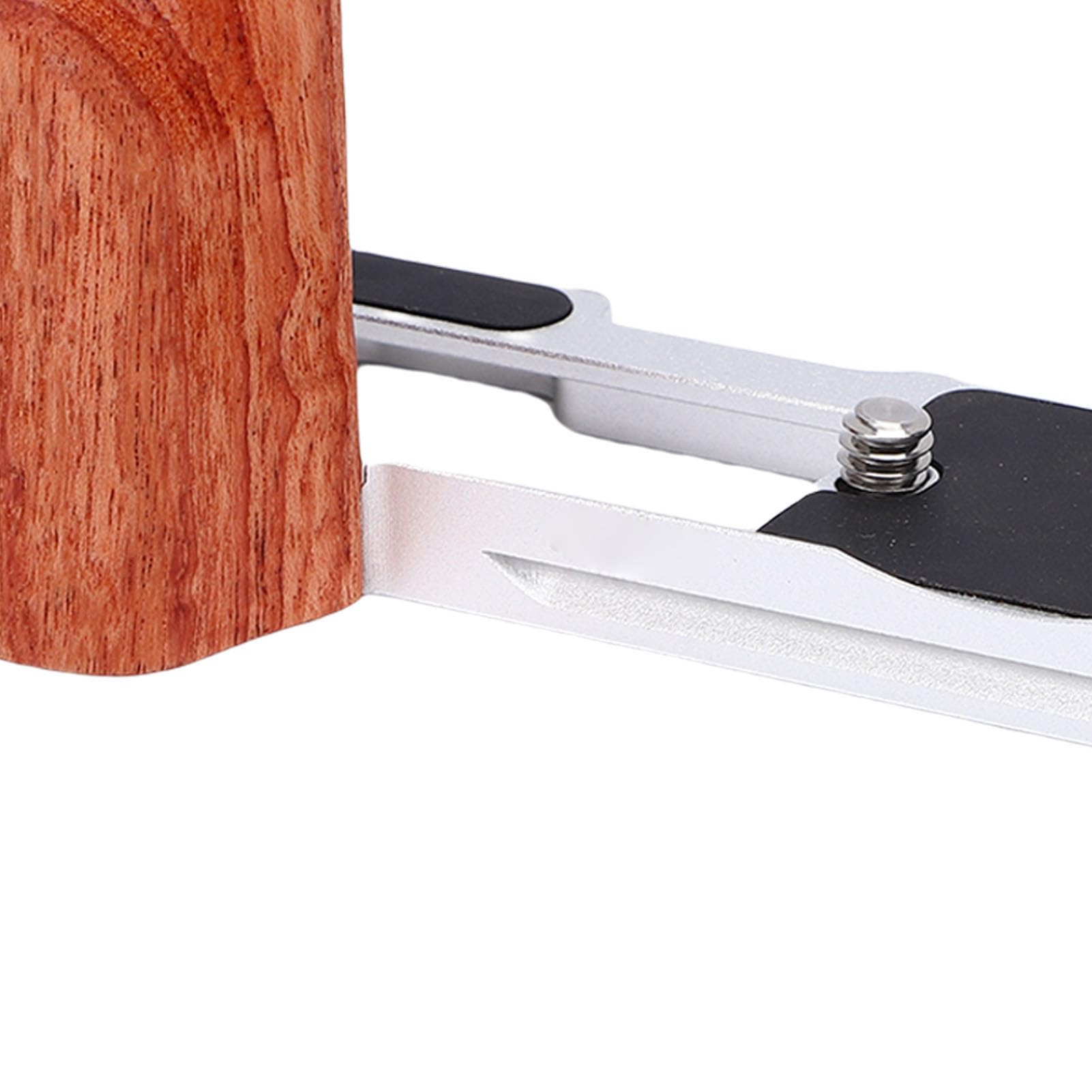 Staffa a L per Fotocamera con Impugnatura in Legno per V1, Supporto per Fotocamera Verticale con Piastra a L in Lega di Alluminio, Foro Filettato da 1/4 di Pollice, per Treppiede Arca,