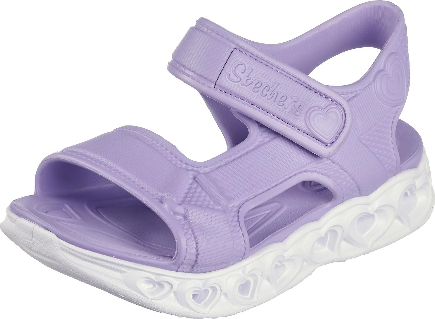 Skechers HEART LIGHTS SANDALS Girls Fashion Sandals LAVENDER, (UK12) (B09RKKTDNM) Amazon Price History, Amazon Price Tracker