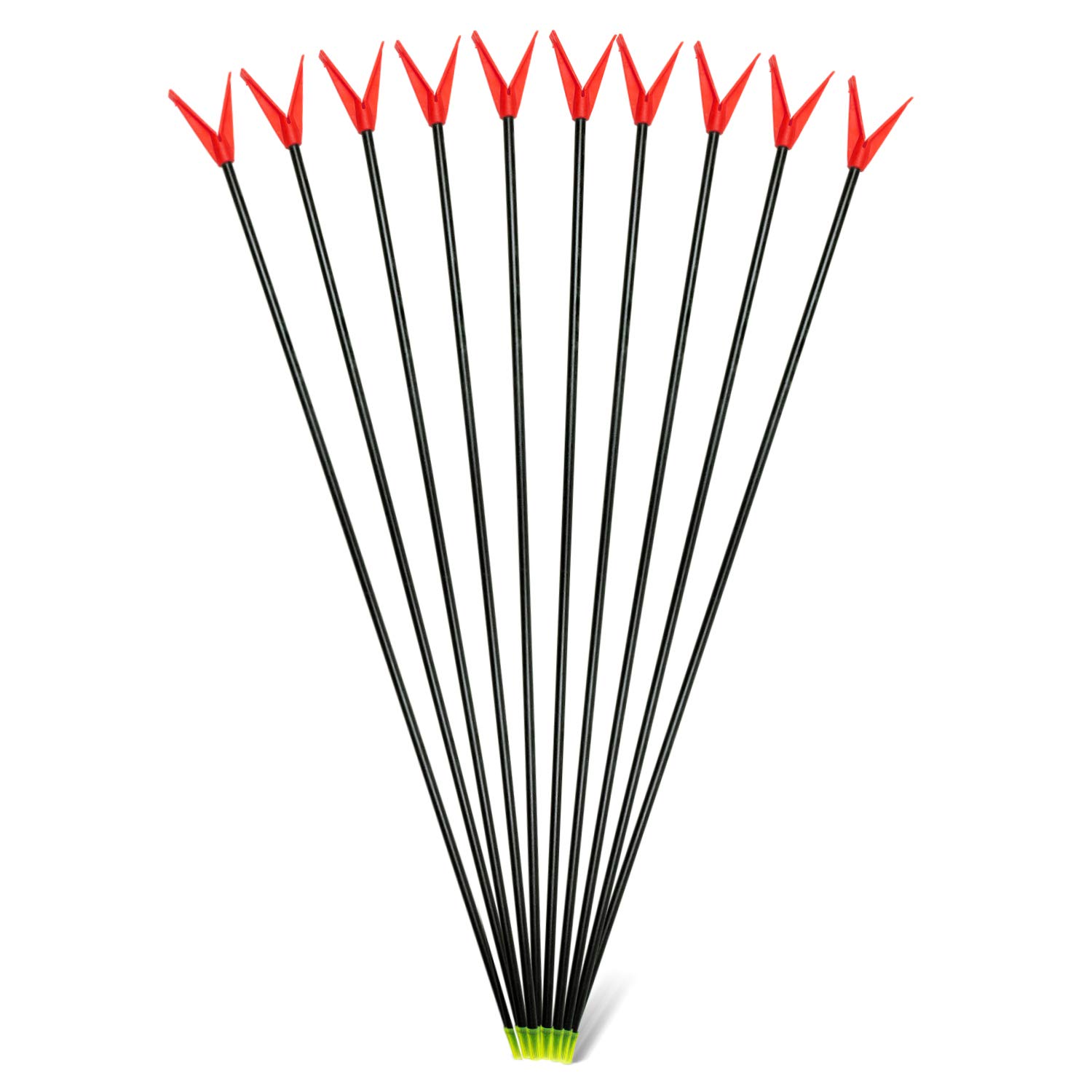 Arapaima Fishing Rutenhalter Set - 10 Stück V-Auflage Mit Schnurlaufkerbe 75cm