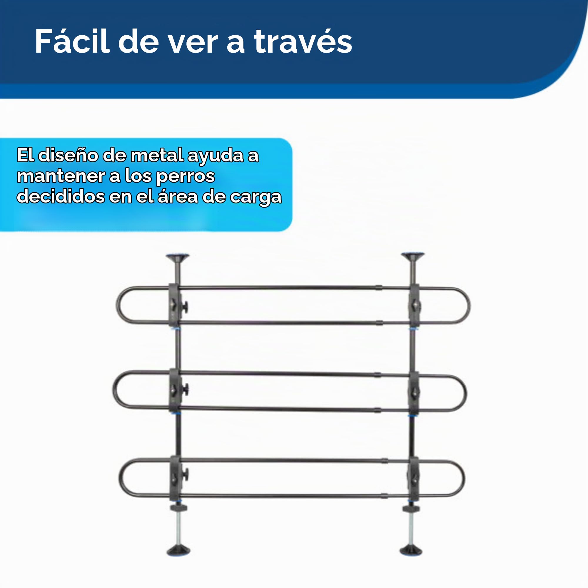 PetSafe Separador Metálico Happy Ride, Diseño Tubular Duradero Y Transparente 4510 g