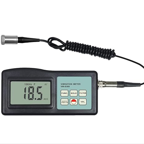 Digital Vibration Meter Tester VM-6360 Vibrometer Gauge VM6360