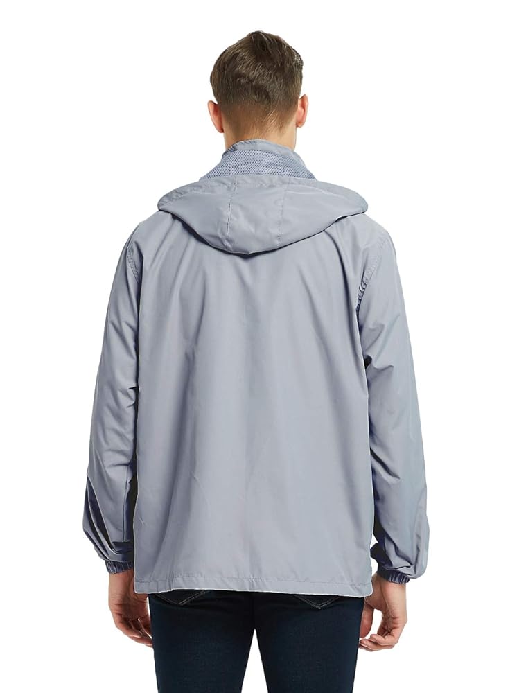 【Raucohouse】Light whether hooded windbreaker jumper Raucohouse】Light whether hooded windbreaker jumper