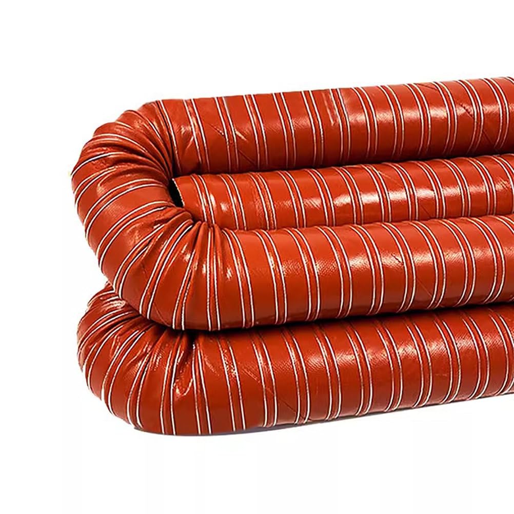 Conduit d'air en Silicone Rouge Flexible, Longueur 0,5-1 M, ID 40 Mm, Tuyau D'échappement À Haute Chaleur, Conduit De Refroidissement De Frein pour Voiture, Système d'air De Garage,1m