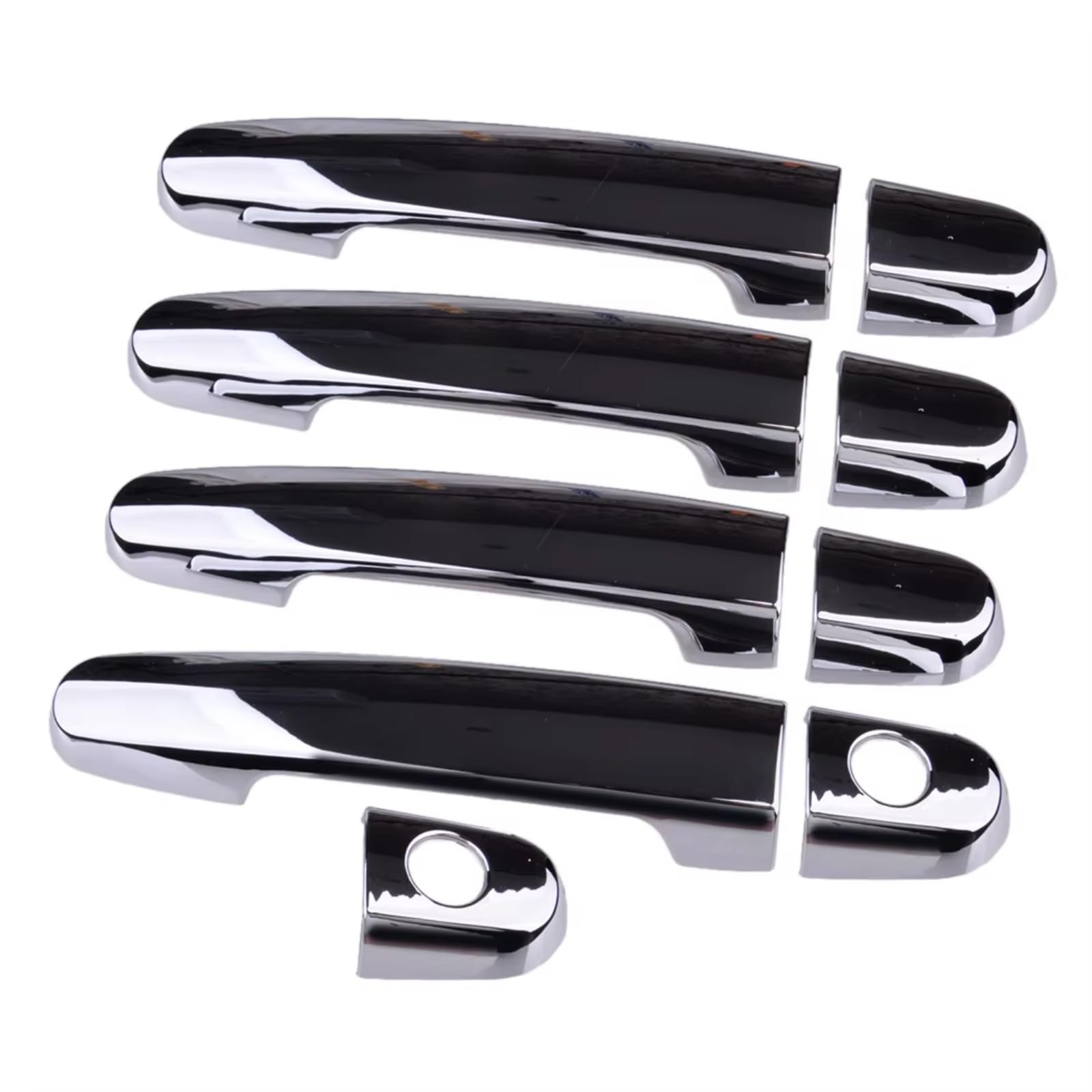 DSPOLIMV Outer Door Handle Cap Compatible with Toyota for Yaris 2007 2008 2009 2010 2011 Exterior Door Handle Cover Car Trim Molding Parts Replacement