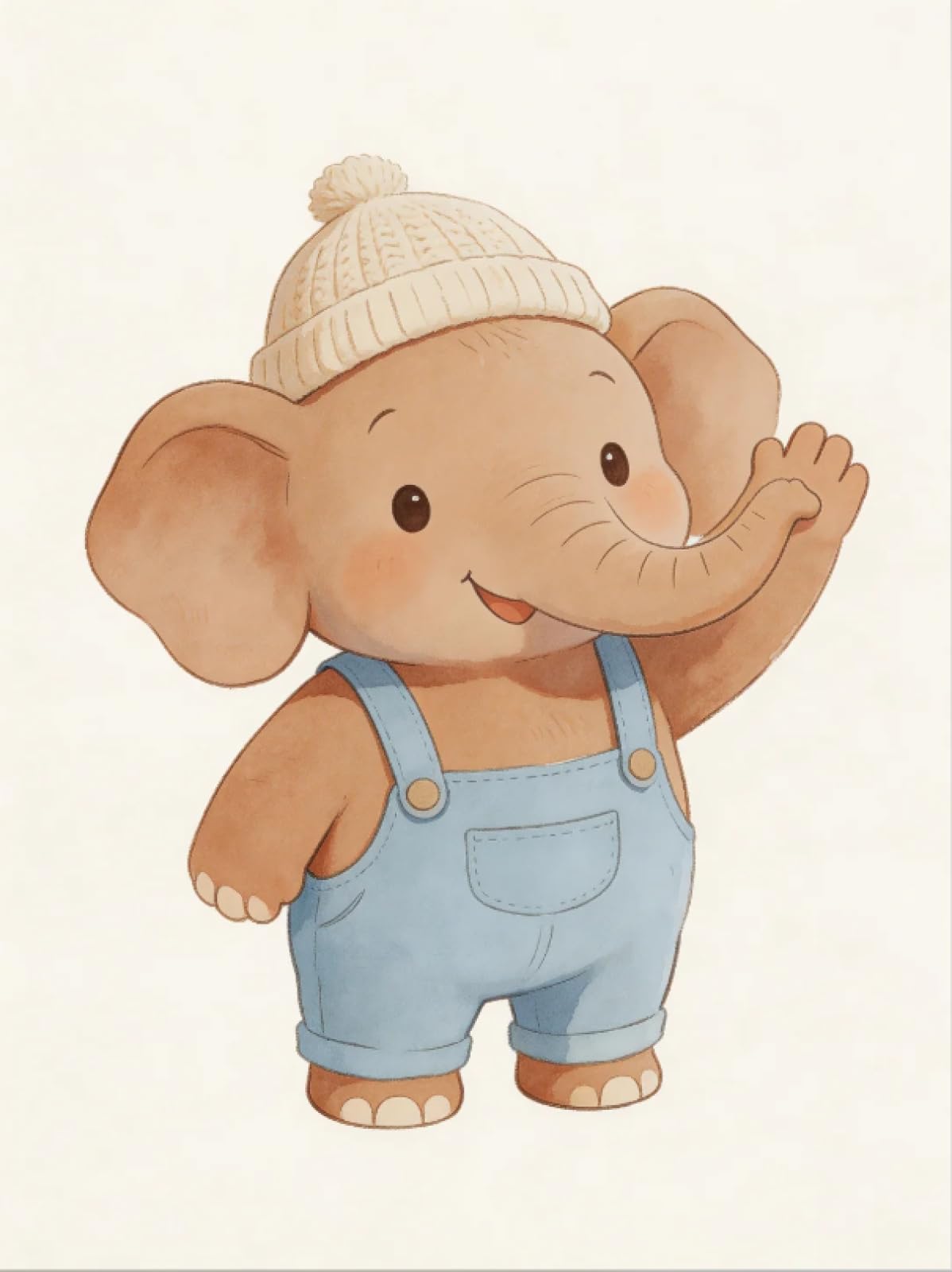 Stithej Little Elephant Cross Stitch Kit for Adult Beginners