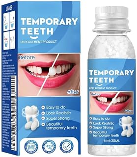 Tooth Repair Kit, Moldable Tooth Filling Repair Kit, Dental Care Kit Fixing The Missing and Broken Replacements, DIY Natural Filling Fake Teeth,Smile Confidently Again