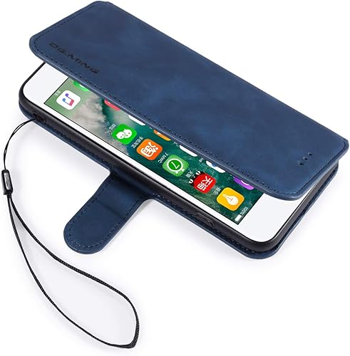 Miniatura 6 de UEEBAI Funda para iPhone SE 2022 5GiPhone 7iPhone 8iPhone SE 2020, funda de piel sintética de lujo estilo vintage con tapa ranuras para tarjetas