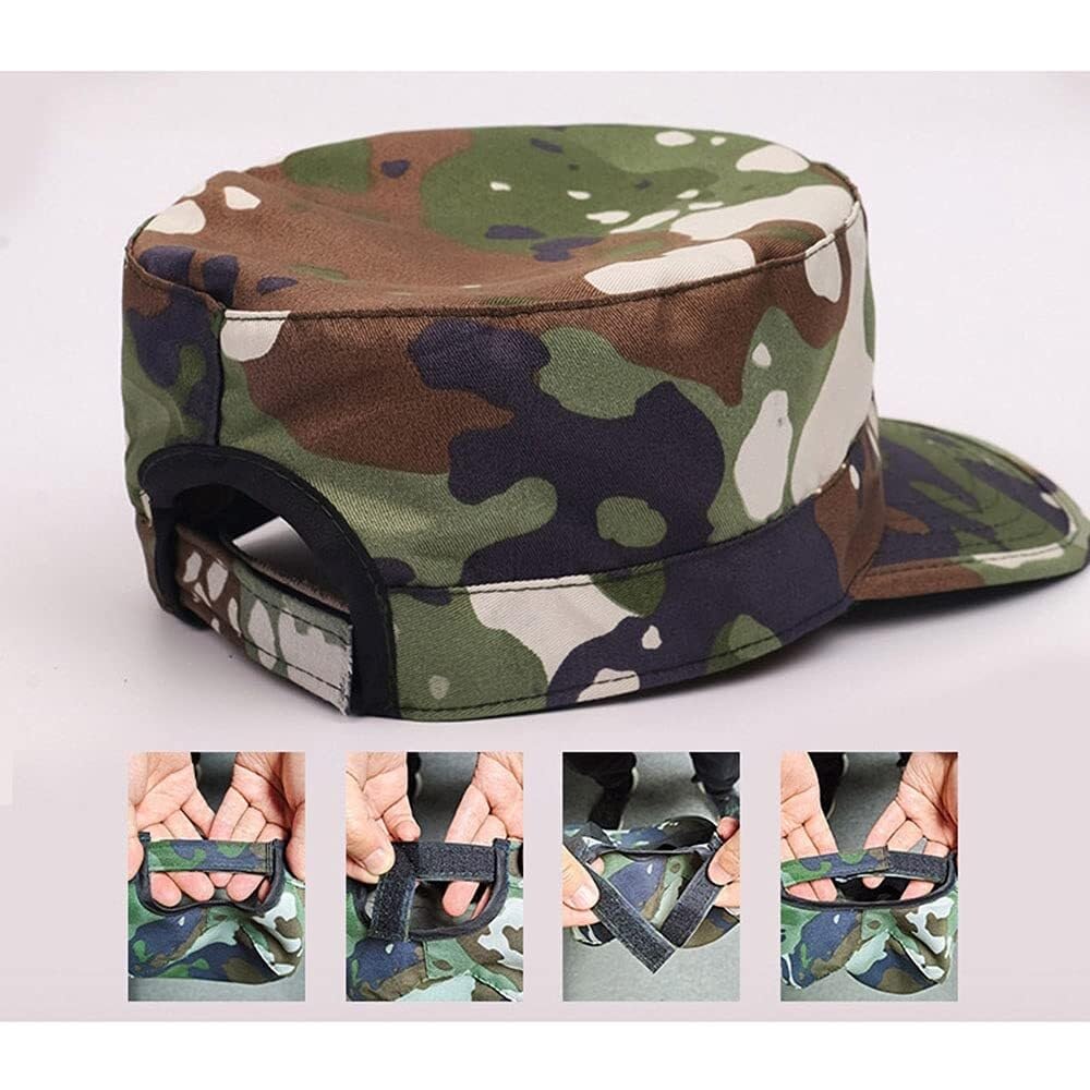 Gorra De Béisbol For Exteriores, Senderismo, Pesca, Gorra Táctica De Camuflaje For Caza(Desert Mud,For Adult)