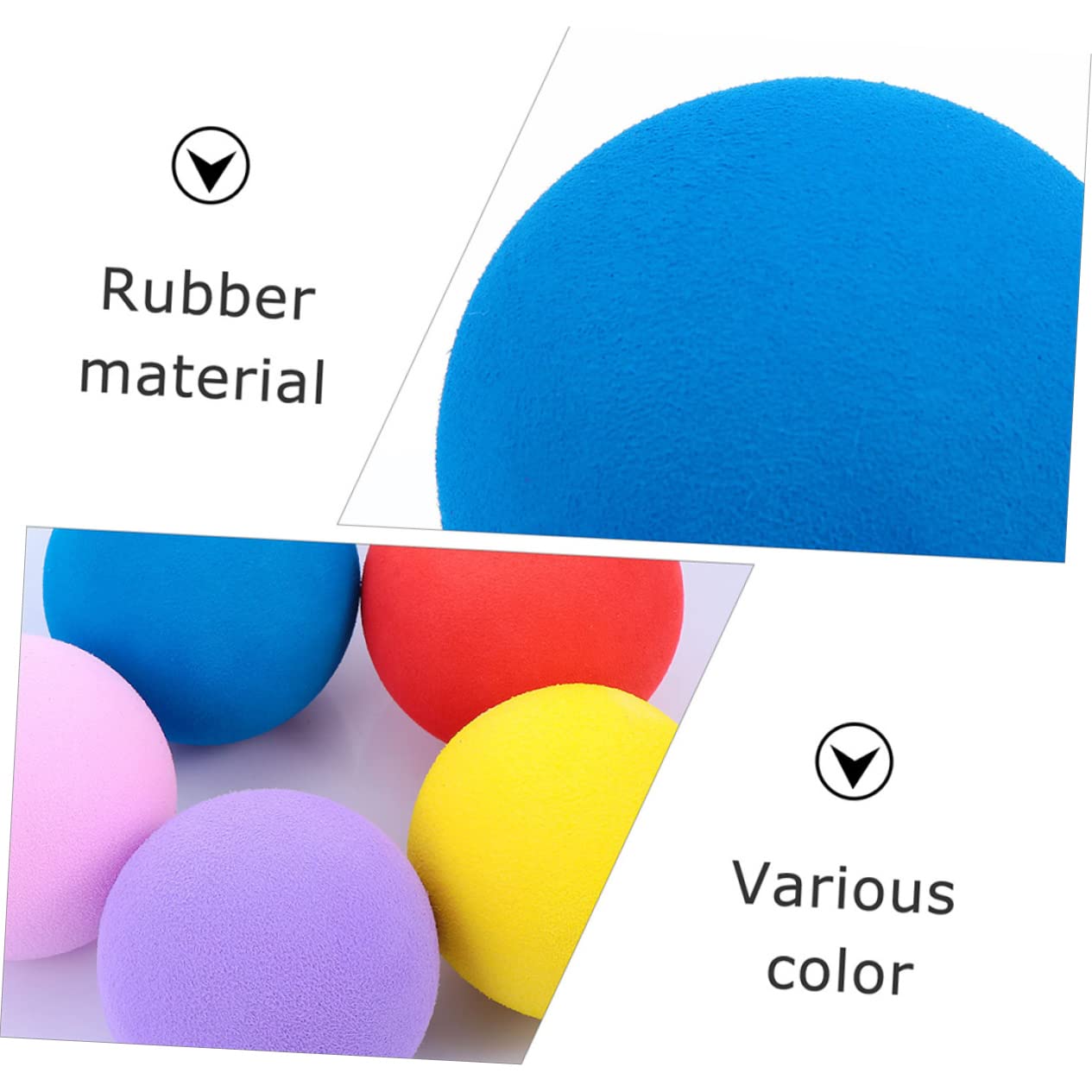 Yardwe 10St Golf fitnessball gymnastikballe Trainingsbälle gummiball Übungsbälle Plastikkugeln Sportbälle Plastikspielbälle drinnen weicher Ball Schaumkugel Schwammkugel Trainingsball Eva