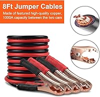 Vista 11 de PACETAP Kit de emergencia en carretera para automóvil, kit de herramientas esenciales de seguridad lateral con cables de puente, cuerda de remolque