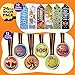 JOYIN 24 PCS Halloween Medals Trophies with Ribbons for Kids Children Party Award Celebration and Spooky Contest Rewards, Halloween Party Favors Supplies for Carnival Game Prizes