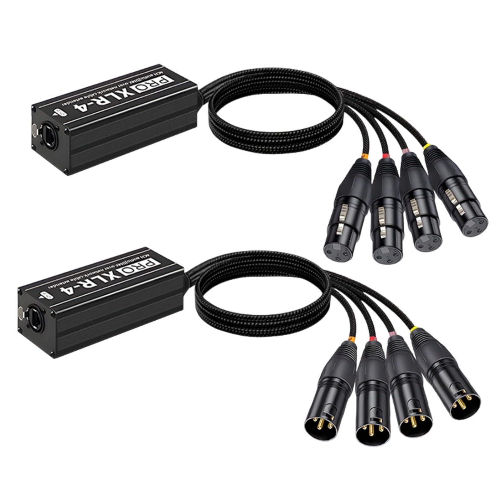 4-kanałowy przedłużacz kabla sieciowego XLR muzyka DMX512 rozdzielacz adapter ekranujący kabel Ethernet do sprzętu scenicznego chronione ogniwo
