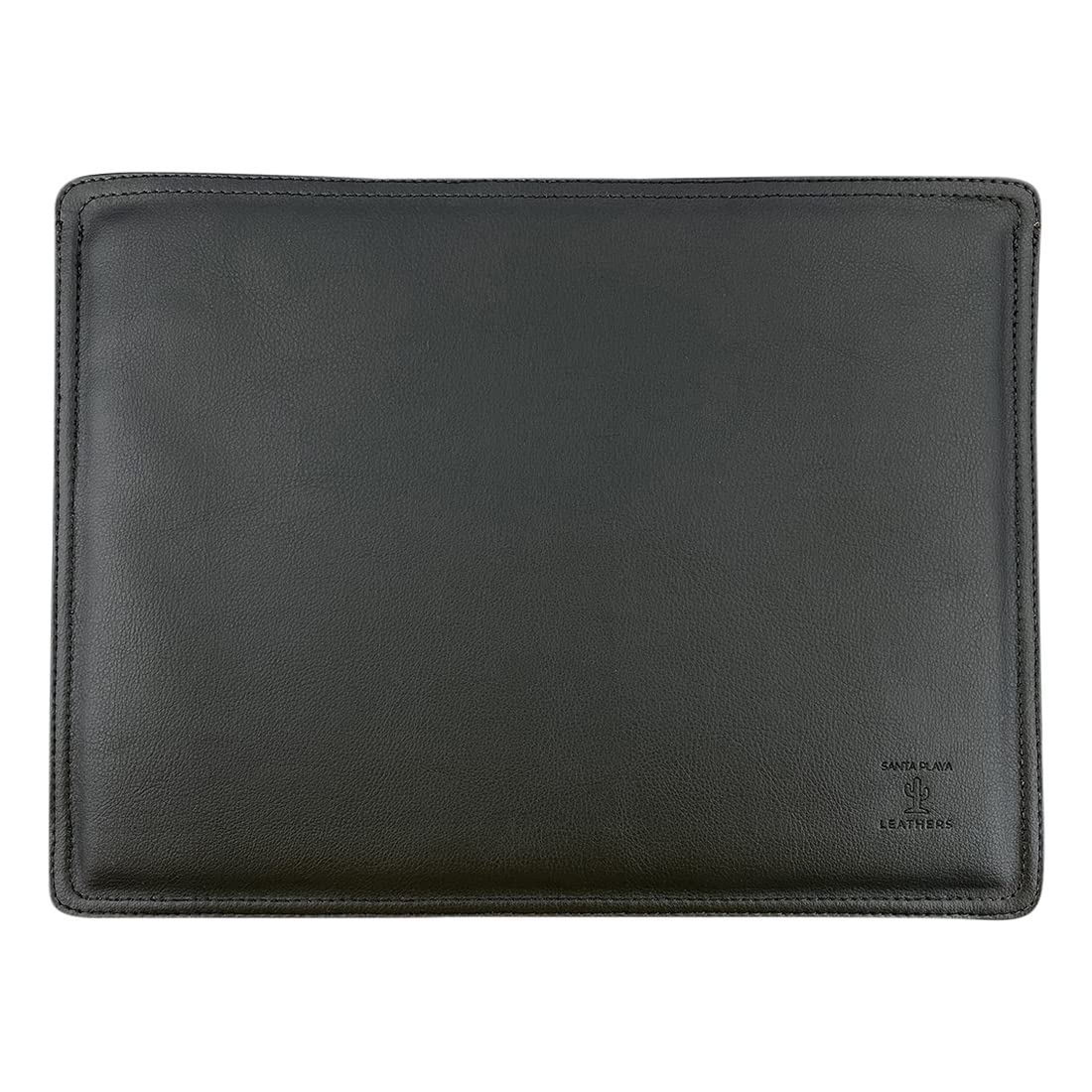 Santa Playa 13” Laptop Sleeve Handmade from Vegan Cactus Leather - Store Computer in This Slim, Lightweight, Compact Case - Protective Cover for Secure Travel, Carbon Cactus