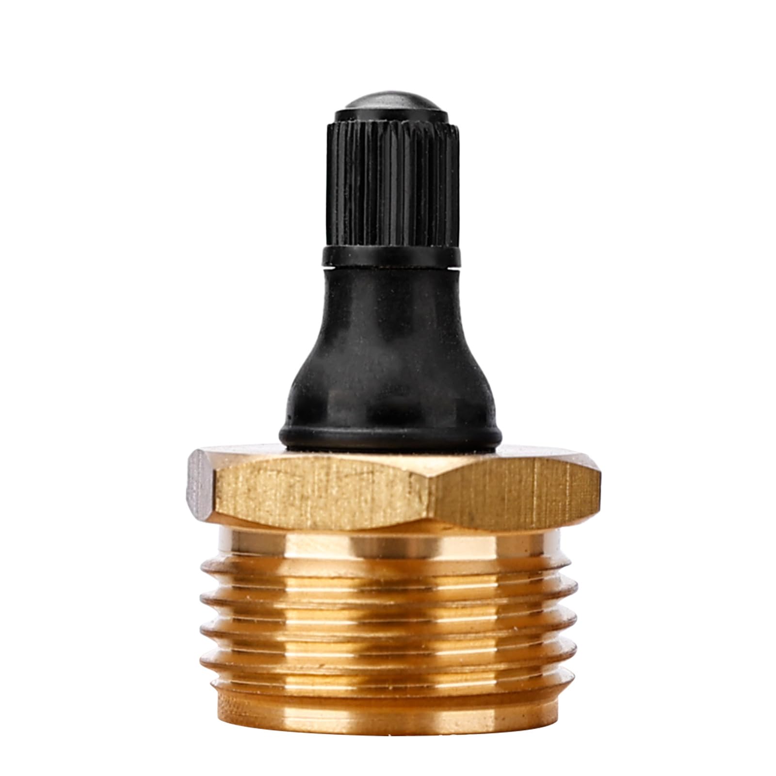 2 tapones de latón para caravana Tylove y adaptador de soplado para invierno, enchufe de conexión rápida a manguera de jardín, RV, barco, caravana y remolque de viaje, ayuda a limpiar tuberías de agua