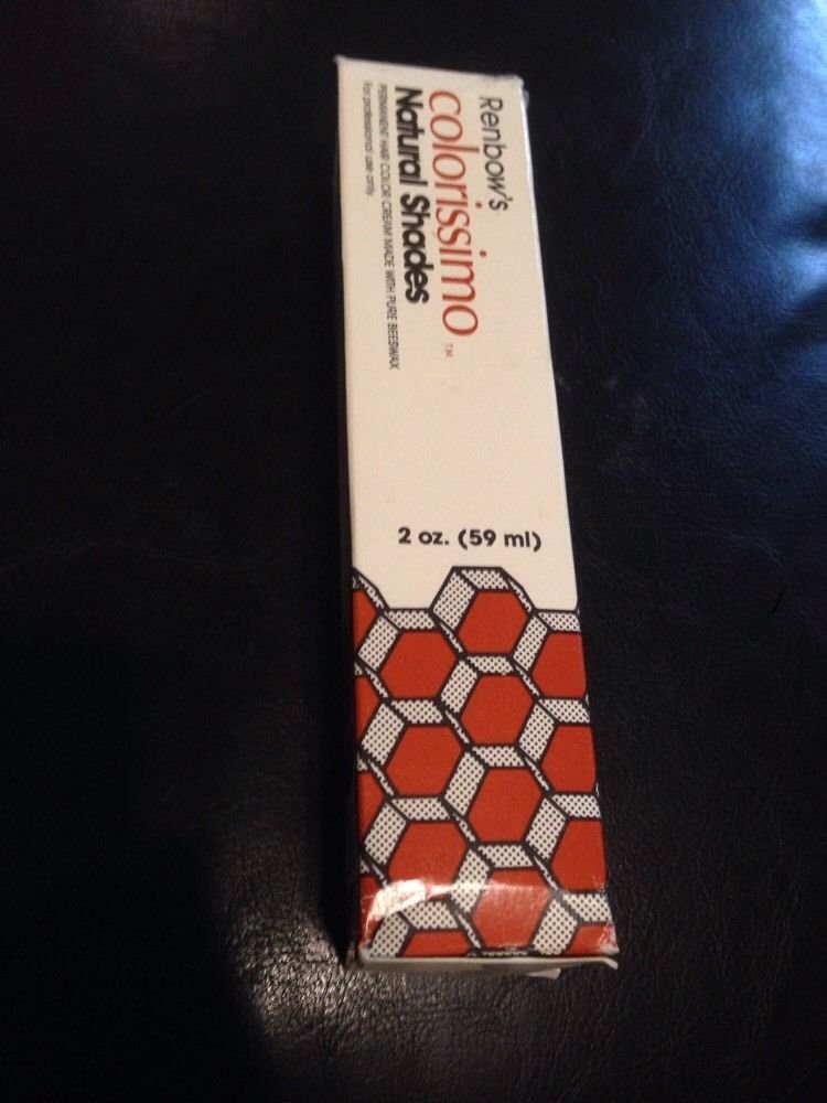 Renbow`s Colorissimo Natural Shades Permanent Hair Color Cream Made with Pure Beeswax 2 Oz 7rf Red Flame