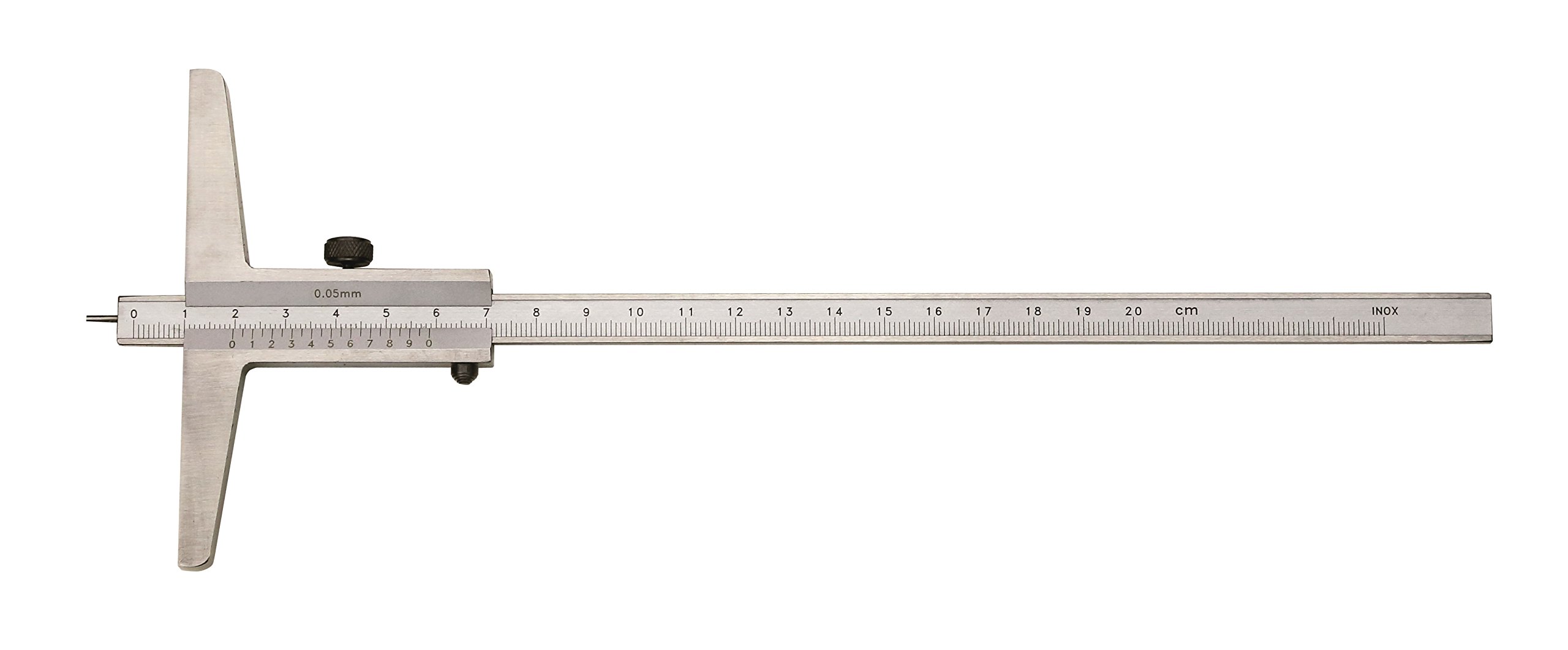 CNC QUALITÄT Tiefen-Messschieber mit Stiftspitze - Messbereich 300 mm - Ablesung 0,05 mm - DIN862