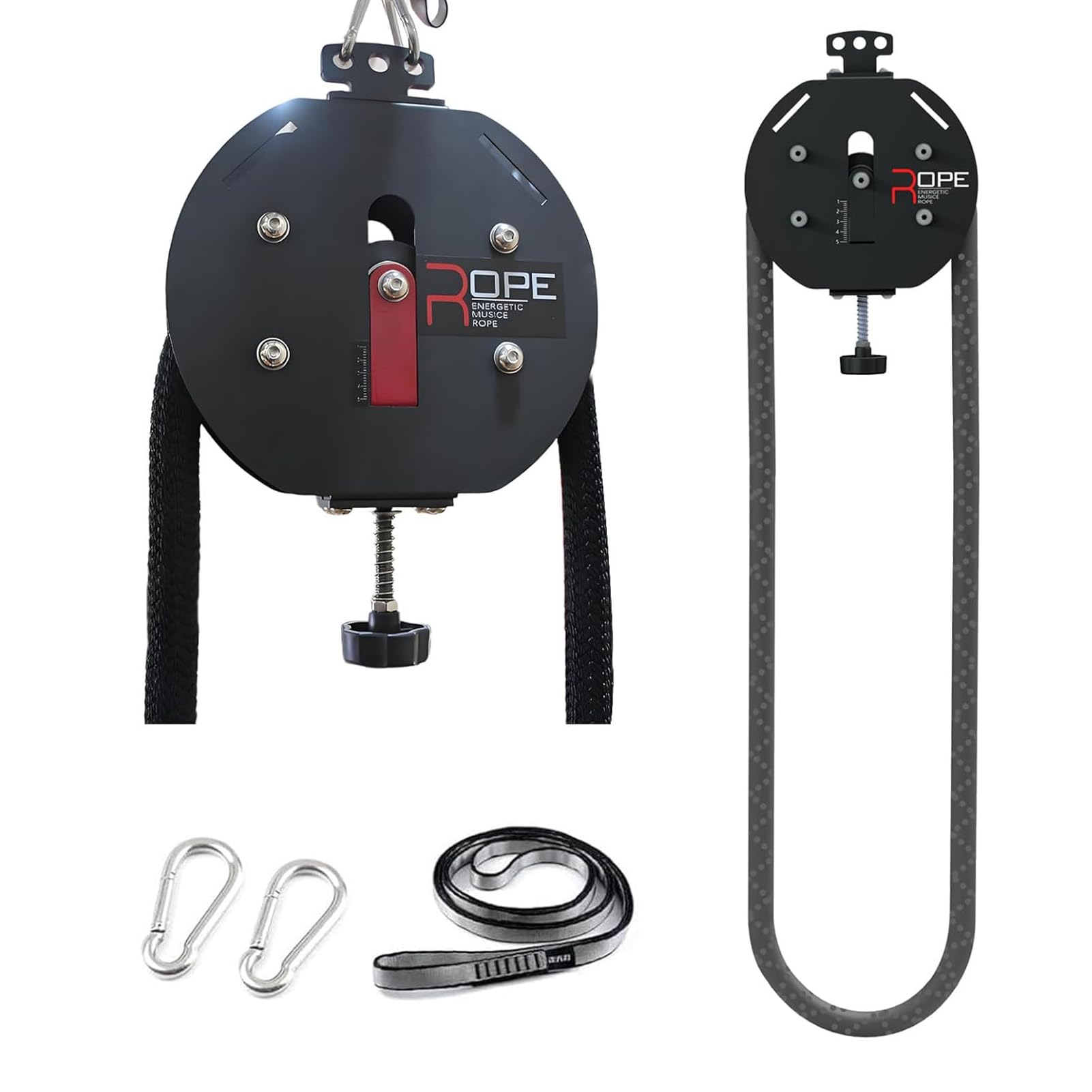 LSRFXF Endless Rope Trainer, Suspension Pulley Cable Machine, Pull Rope Fitness Training Equipment, Gym Pull Rope Machine for Physical Training, Home Gym Exercise Equipment