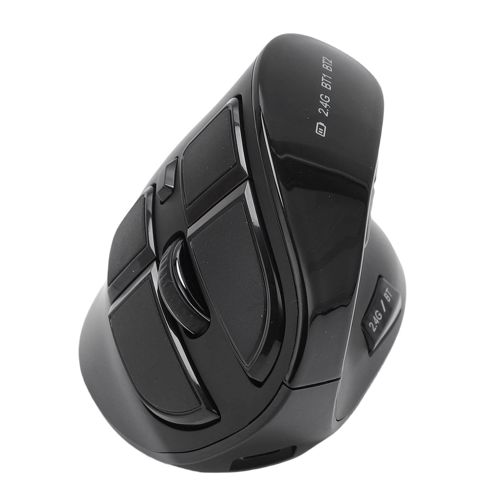 Annadue Vertikale Maus Wiederaufladbare Drahtlose 3 Einstellbare DPI 1000 1600 2400 Stille klick 2.4g Doppelmodus mit Wenig Fingerruhe für Laptop -Desktop -Tablet PC Mac Mac