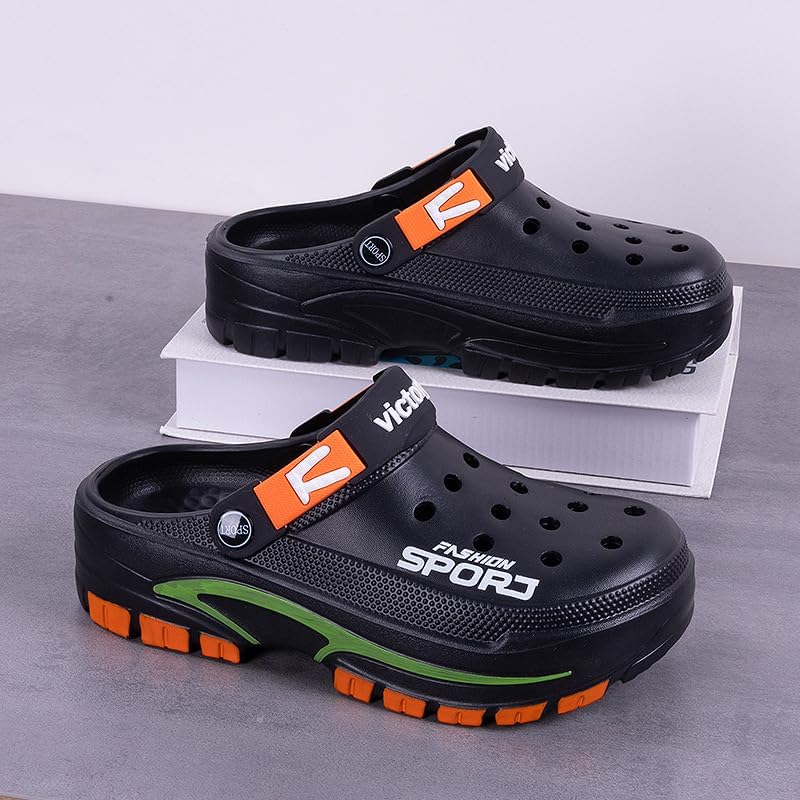 Large-size men's breathable and anti-slip sandals - lightweight and comfortable slippers for indoor/outdoor use, beach, casual wear, garden. - Image 3