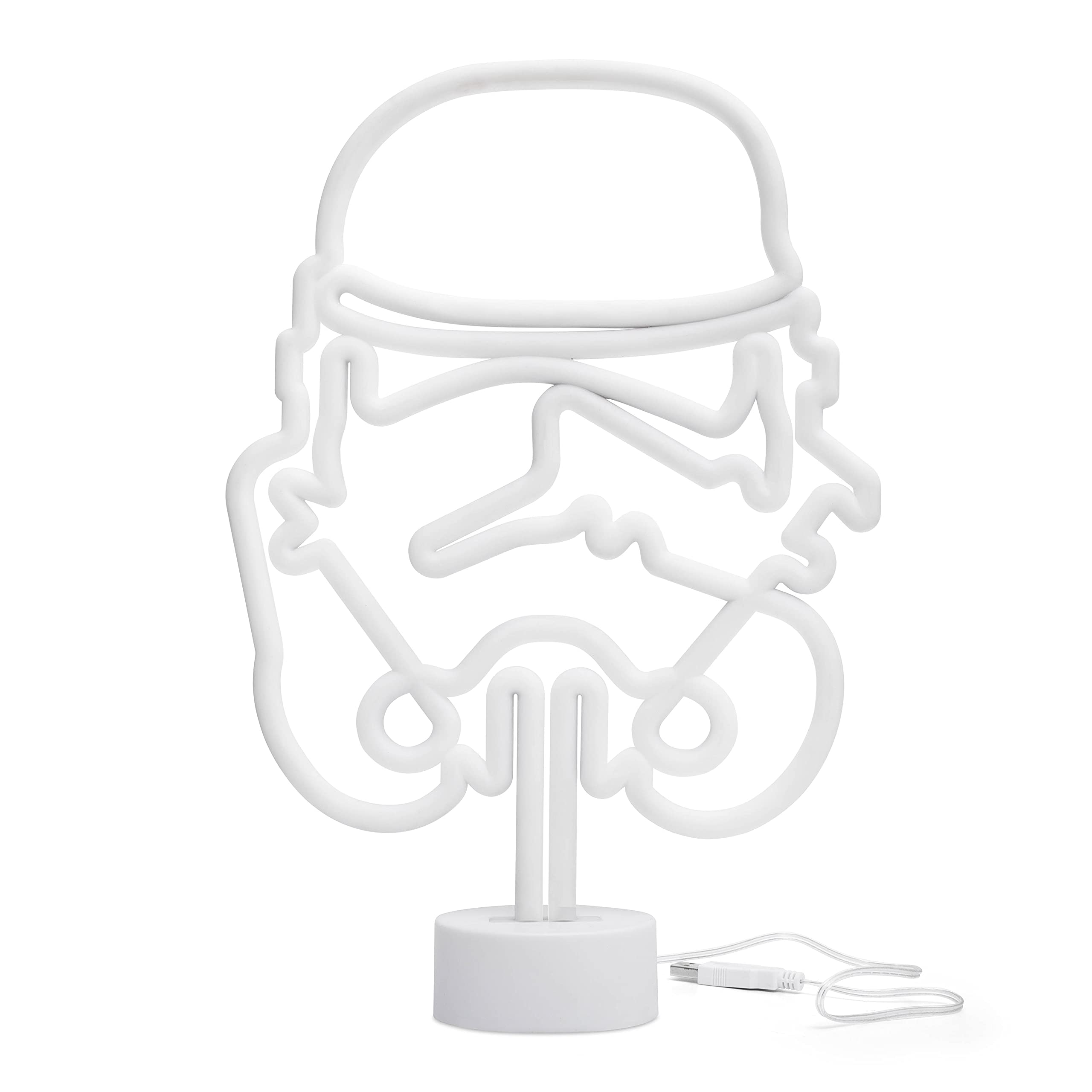 Original Stormtrooper Neon Tube Light LED Schild, weiß STMTRPTL